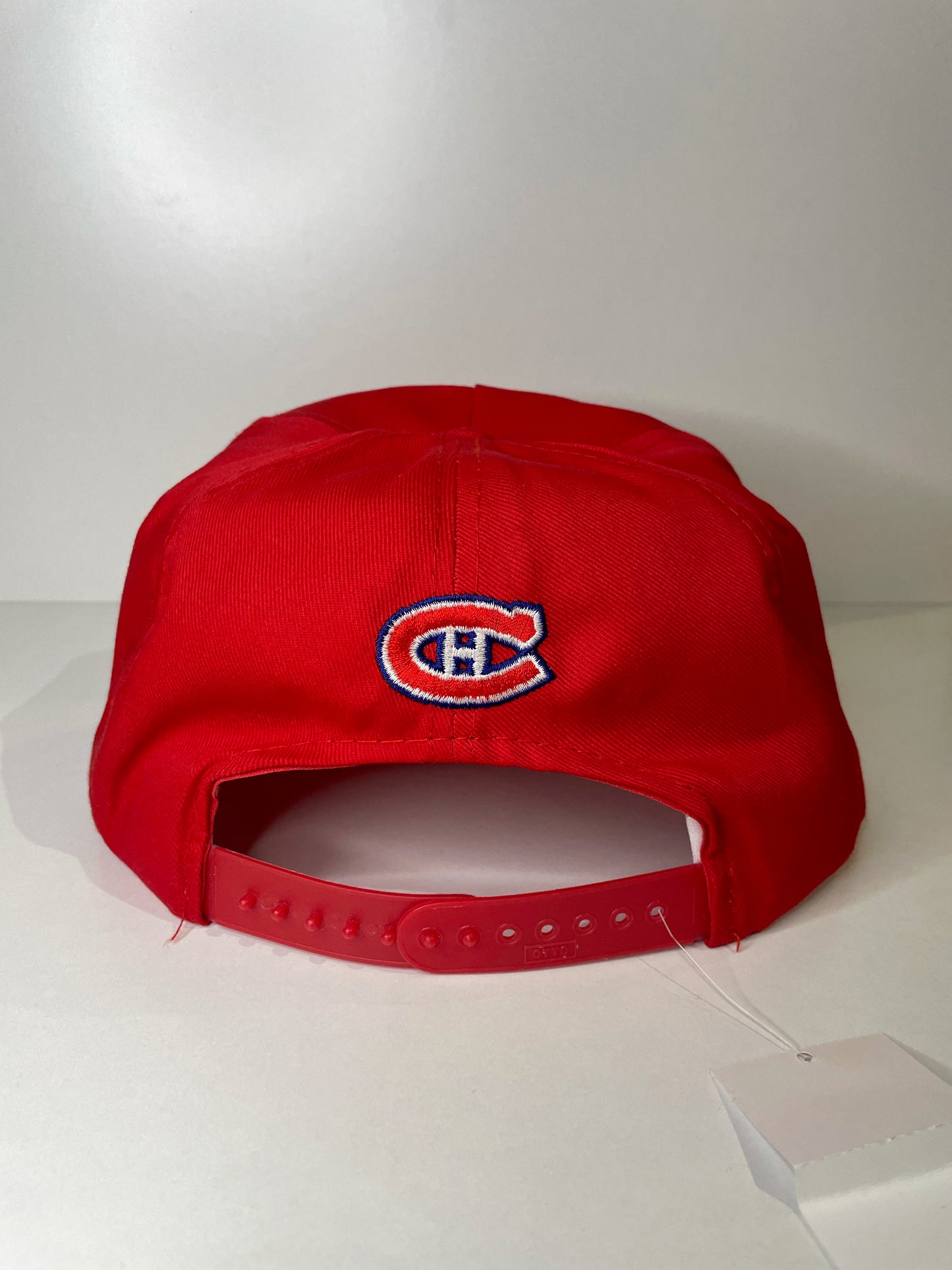 VINTAGE 90s MONTREAL CANADIENS AMERICAN NEEDLE SNAPBACK CAP HAT