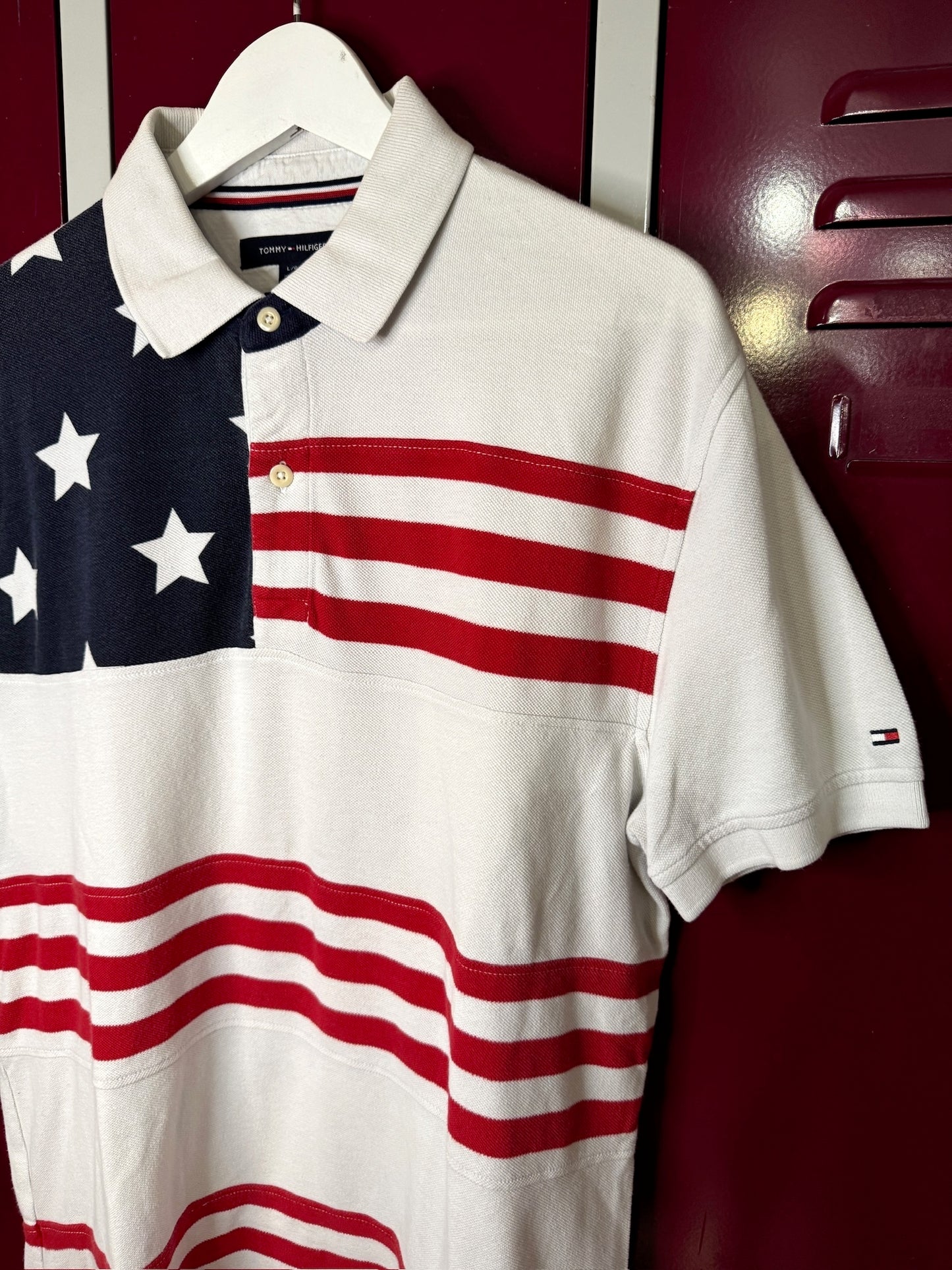 Y2k TOMMY HILFIGER POLO  SZ: L
