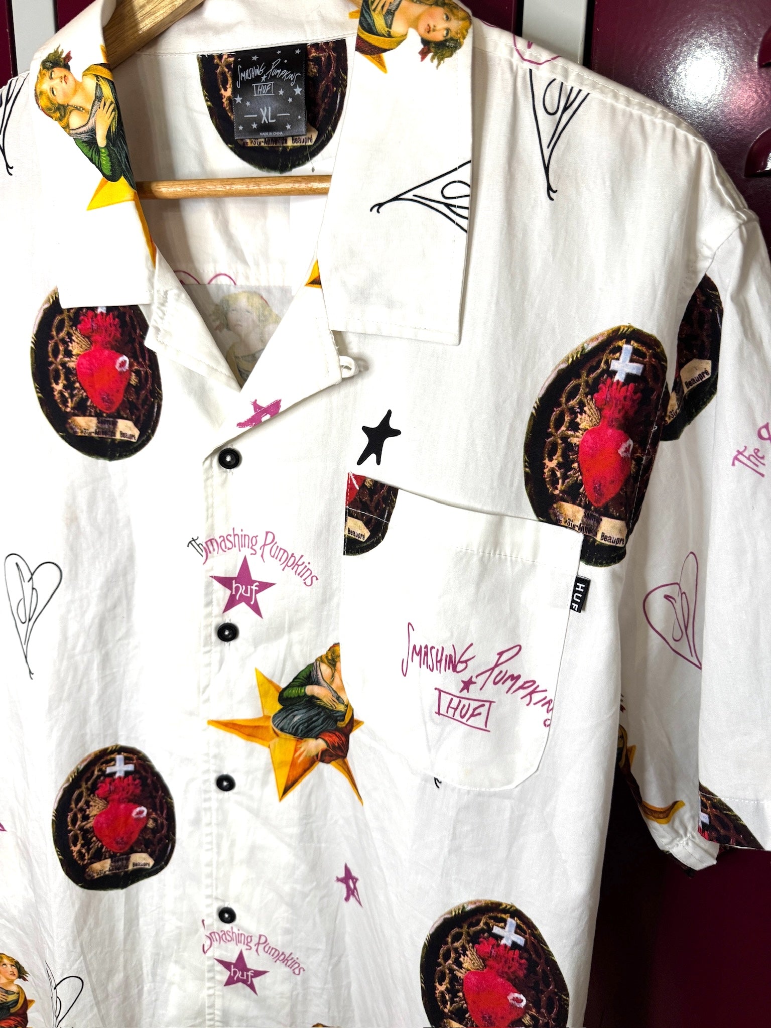 HUF x The Smashing Pumpkins アロハシャツ XL SMASHING PUMPKINS x HUF SHORT SLEEVES SHIRT SZ: XL – Stay Alive