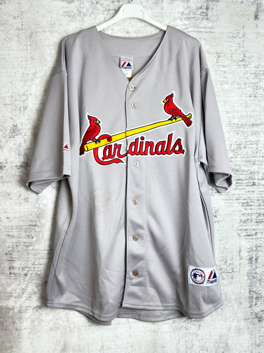 VINTAGE MAJESTIC ST. LOUIS CARDINALS MLB BASEBALL JERSEY  SZ: XL