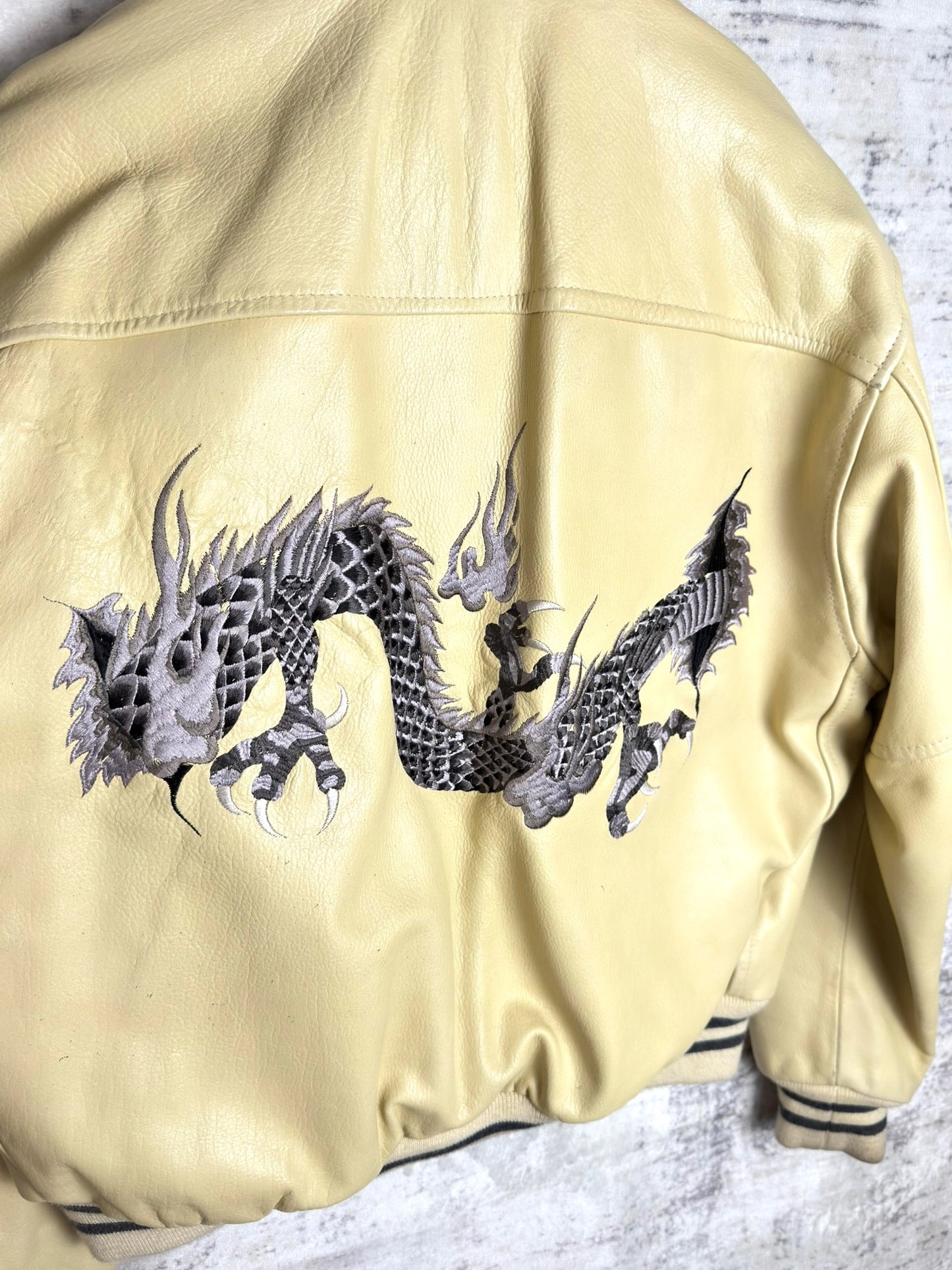 REDSKINS COHIBA "DRAGON" VARSITY JACKET  SZ: XL