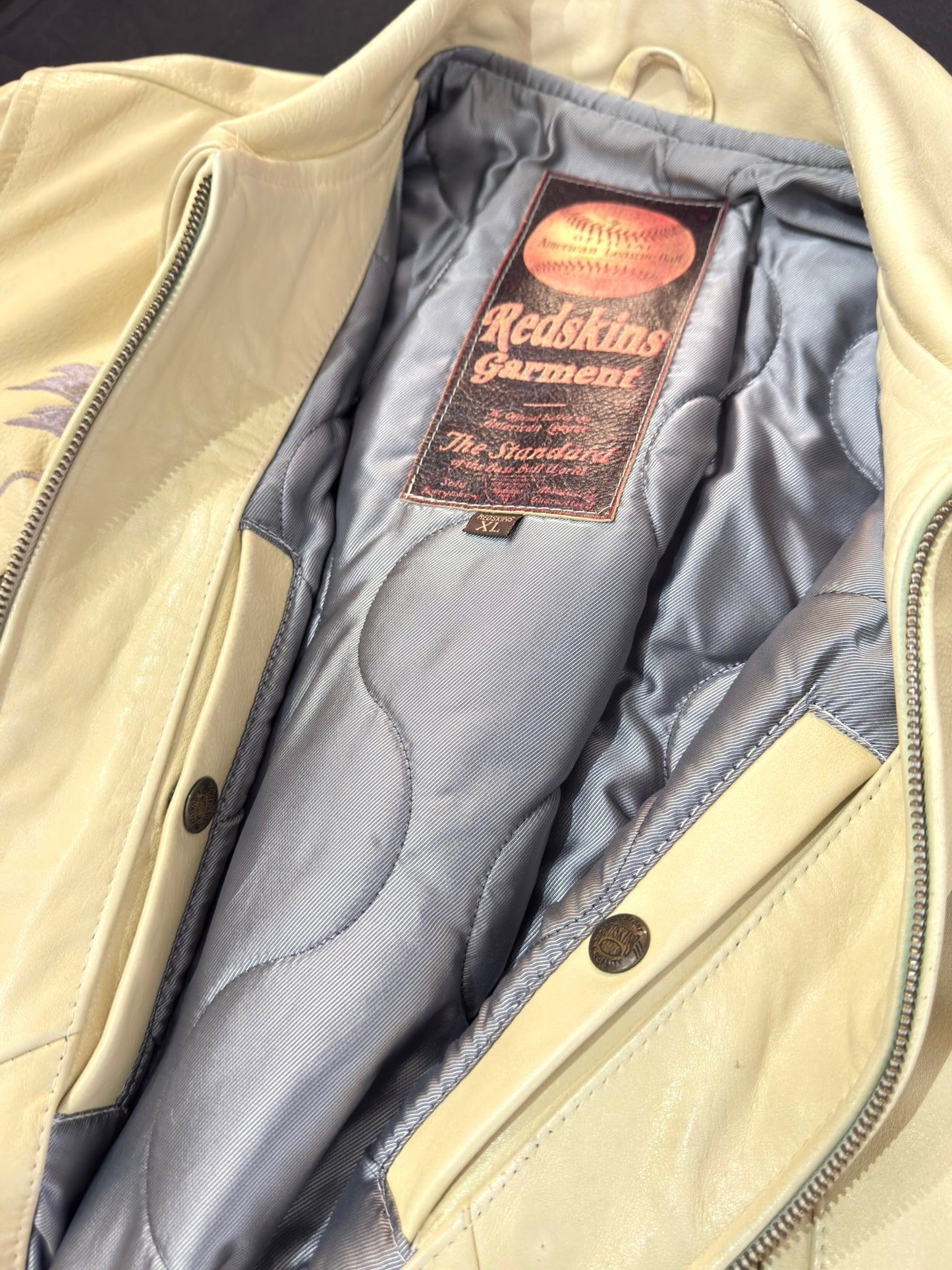 REDSKINS COHIBA "DRAGON" VARSITY JACKET  SZ: XL