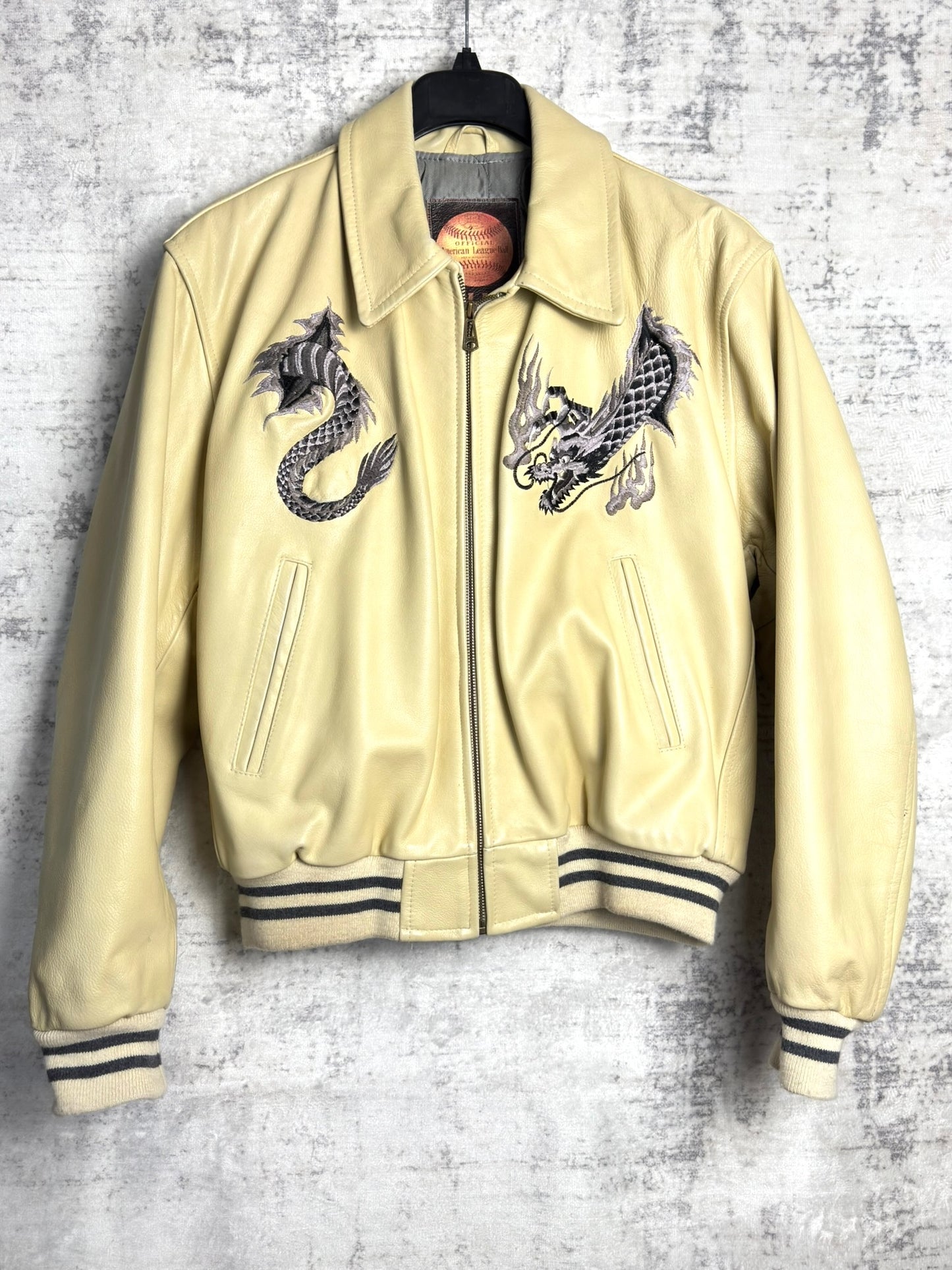 REDSKINS COHIBA "DRAGON" VARSITY JACKET  SZ: XL