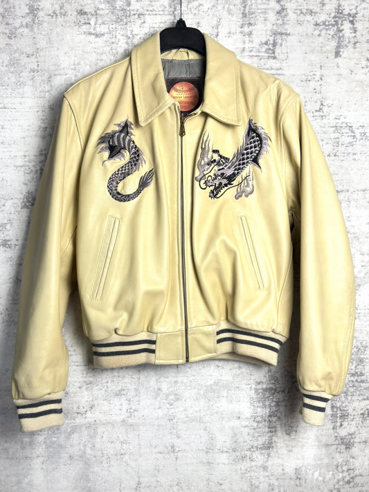 REDSKINS COHIBA "DRAGON" VARSITY JACKET  SZ: XL