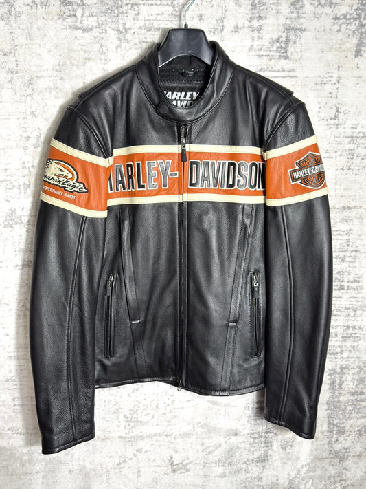 HARLEY DAVIDSON 2010 "SCREAMIN' EAGLE" MOTORCYCLE BIKER JACKET SZ: M