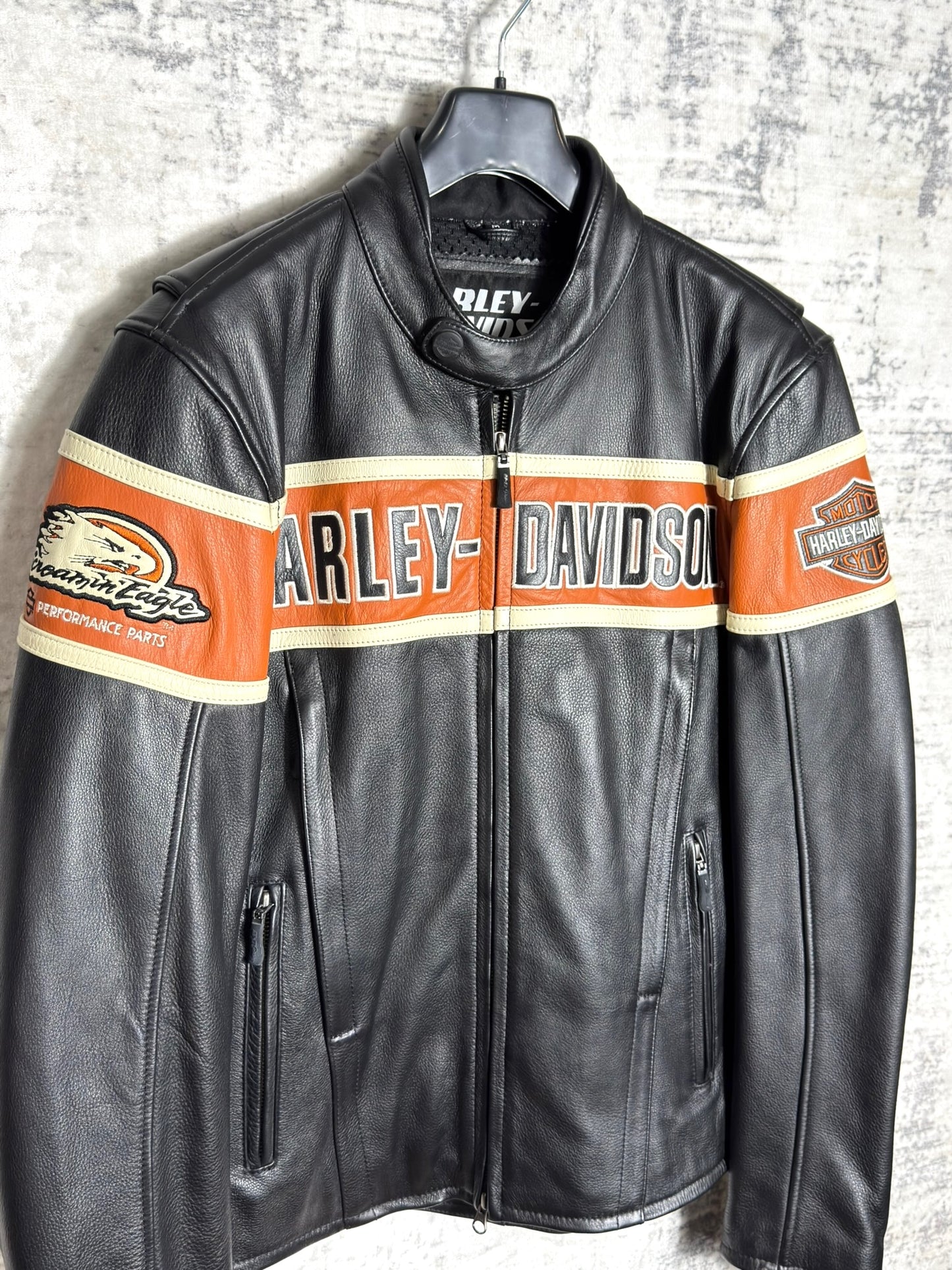 HARLEY DAVIDSON 2010 "SCREAMIN' EAGLE" MOTORCYCLE BIKER JACKET SZ: M