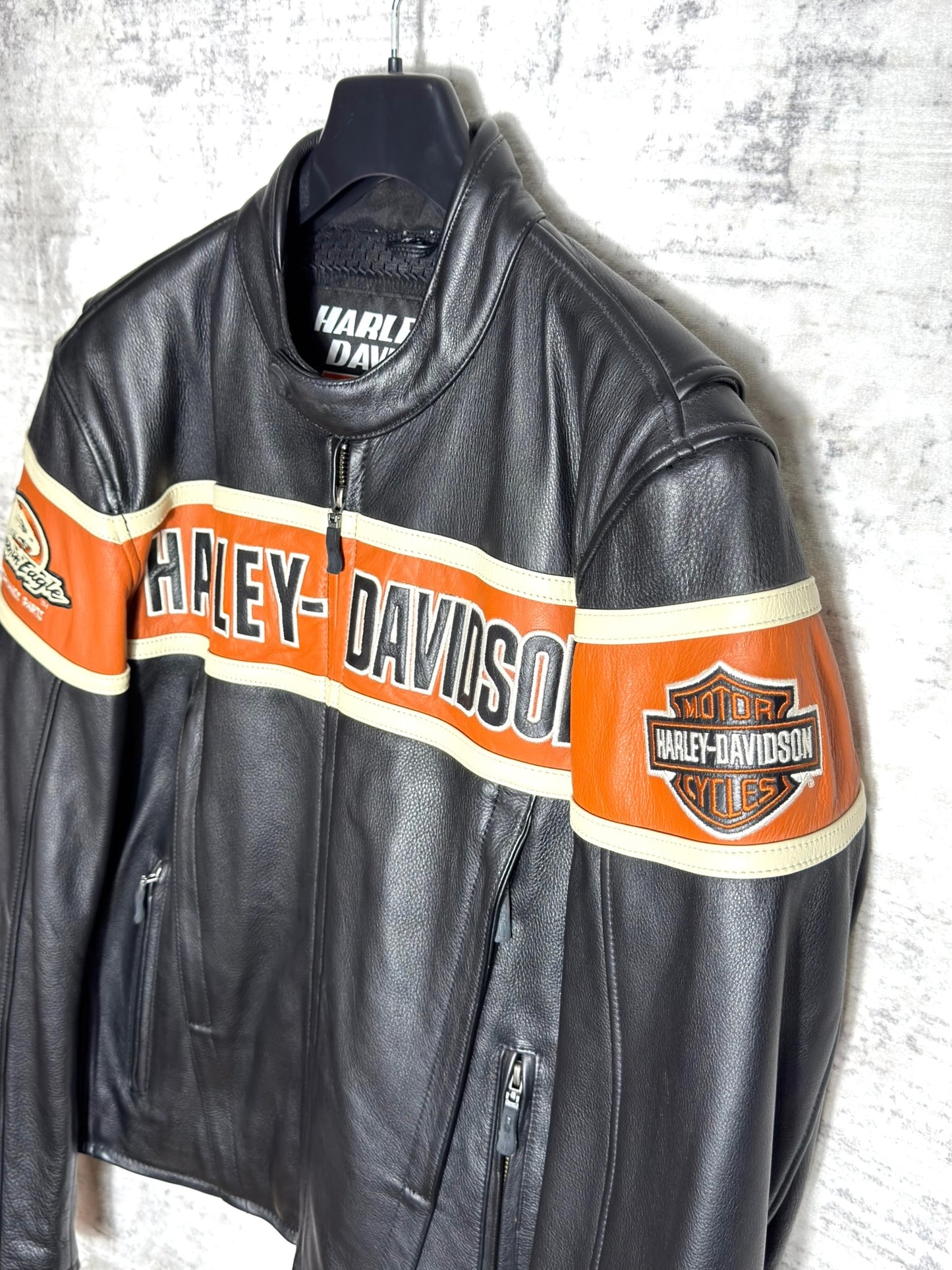 HARLEY DAVIDSON 2010 "SCREAMIN' EAGLE" MOTORCYCLE BIKER JACKET SZ: M