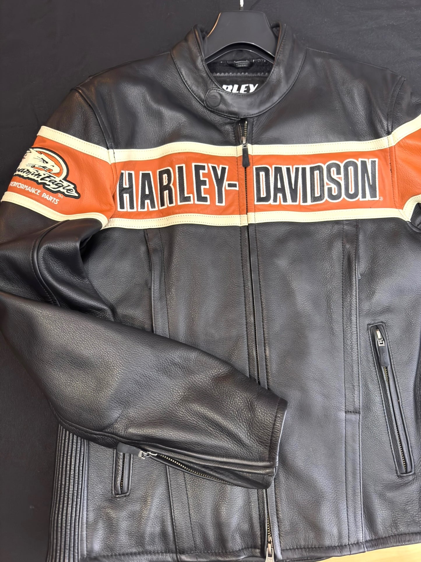 HARLEY DAVIDSON 2010 "SCREAMIN' EAGLE" MOTORCYCLE BIKER JACKET SZ: M