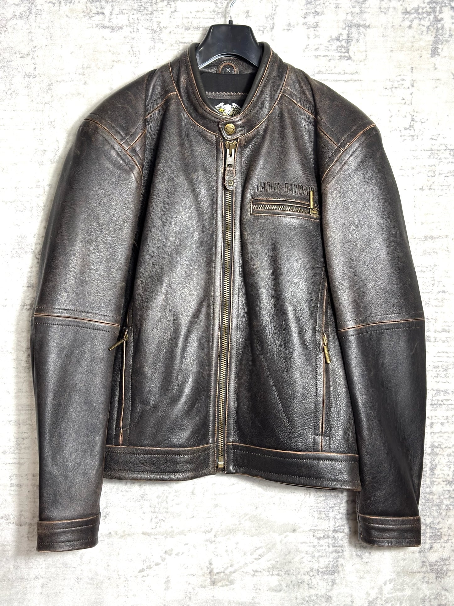 HARLEY DAVIDSON MOTORCYCLE BIKER JACKET SZ: M
