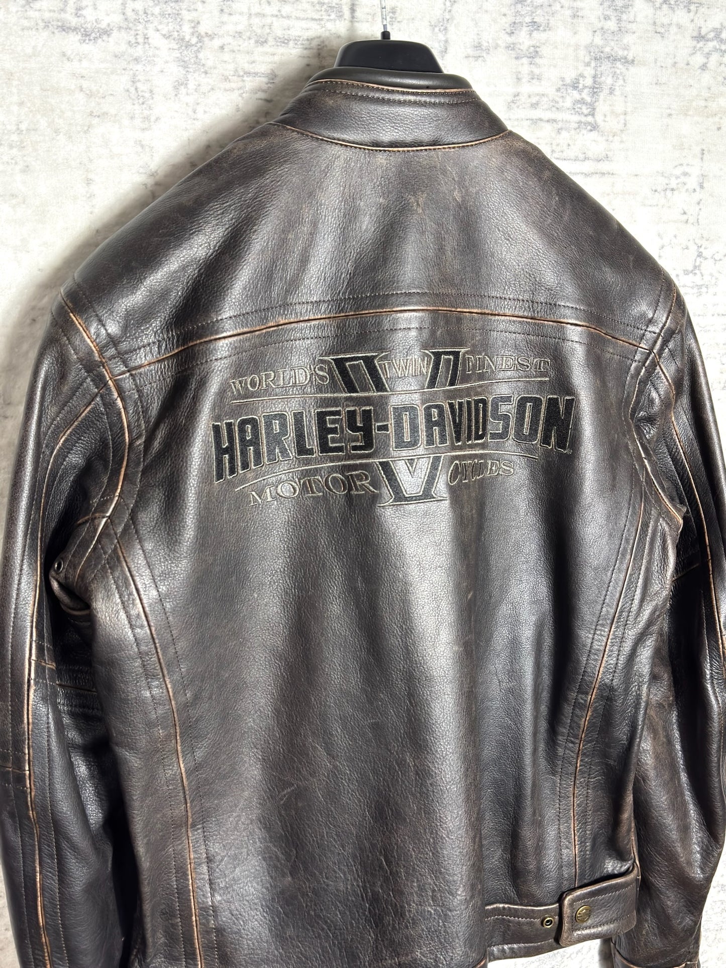 HARLEY DAVIDSON MOTORCYCLE BIKER JACKET SZ: M