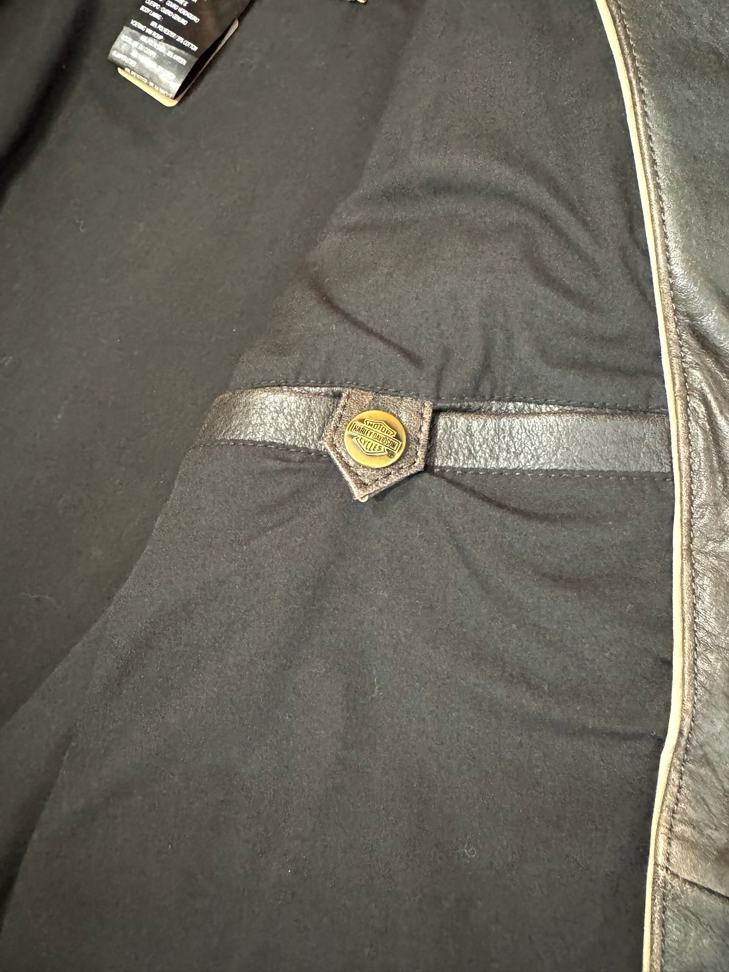 HARLEY DAVIDSON MOTORCYCLE BIKER JACKET SZ: M