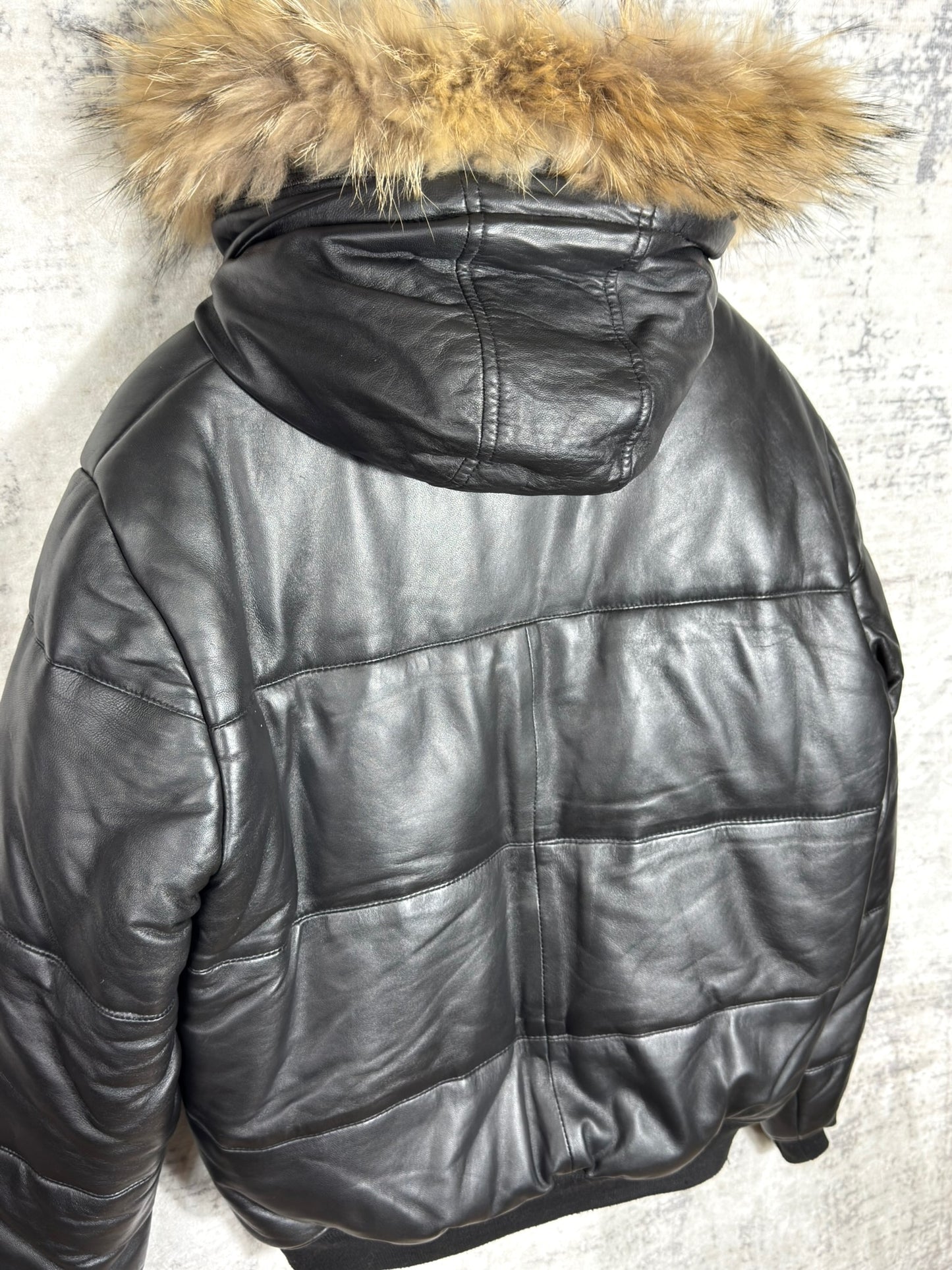 SCHOTT N.Y.C "LC 950" LEATHER GOOSE JACKET  SZ: L (NEW WITH TAG)