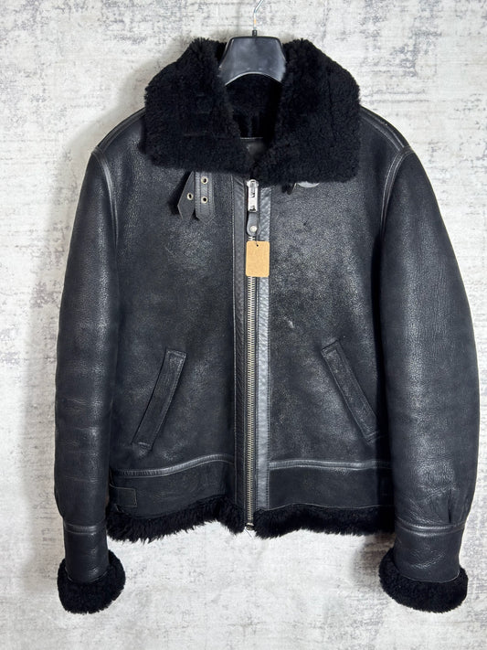 SCHOTT BOMBARDIER (LCW-1257) SHEARLING SHEEPSKIN JACKET  XL