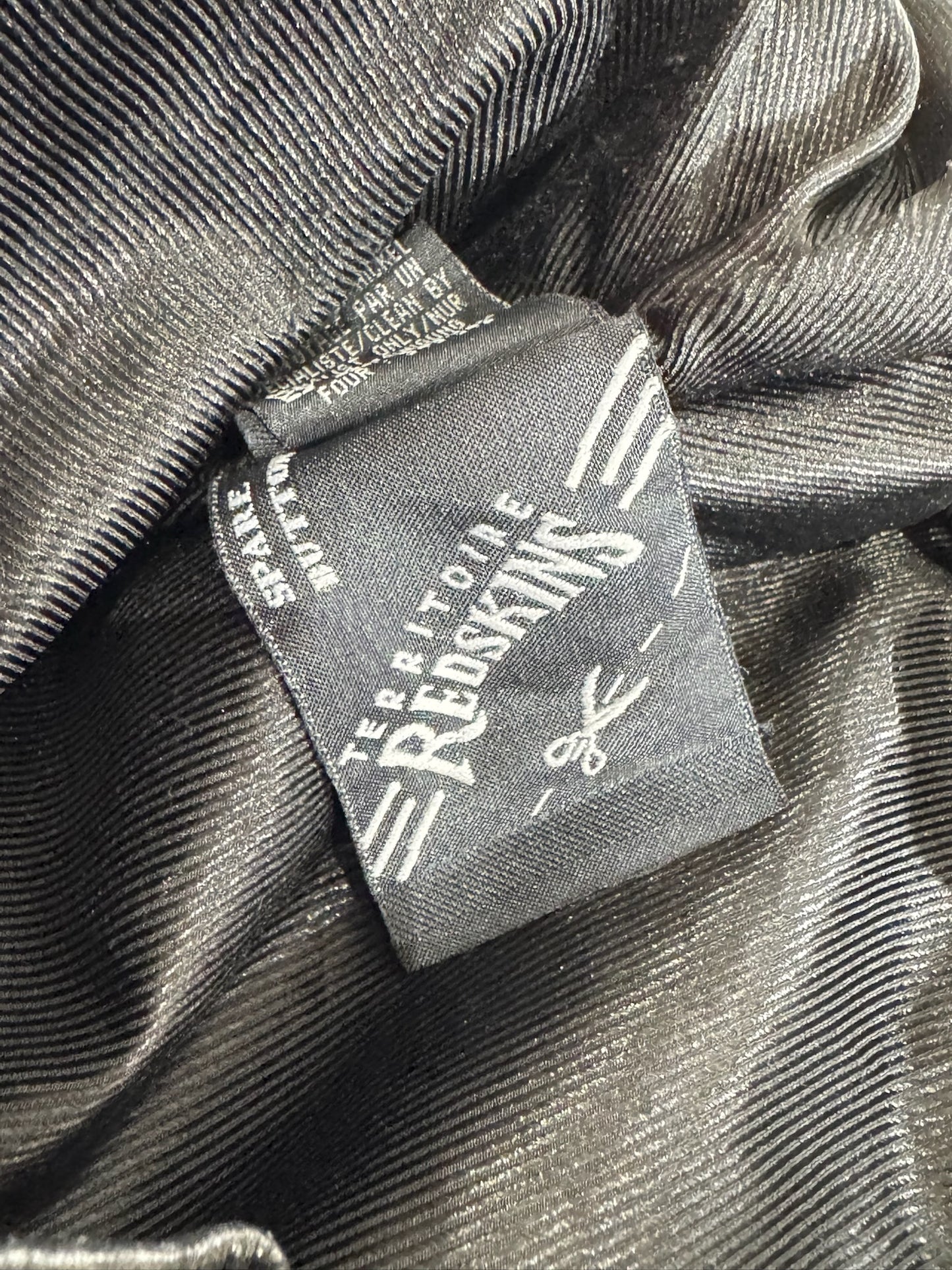 REDSKINS "CITY WEAR" LEATHER COAT JACKET  SZ: L