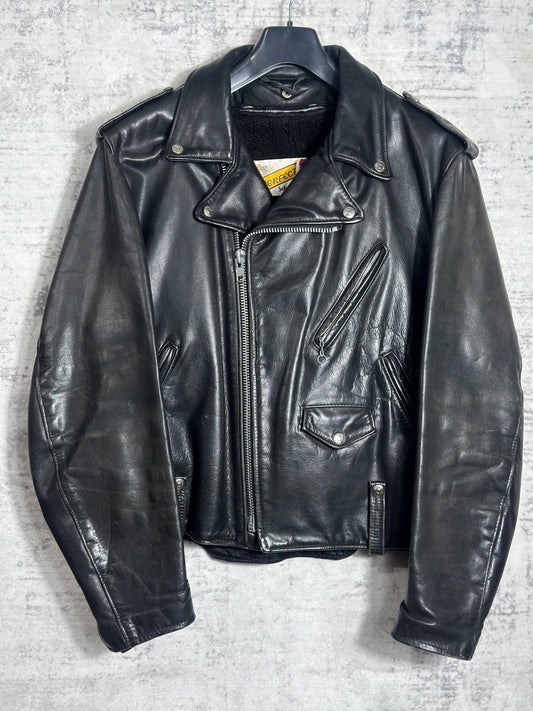 VINTAGE 90s SCHOTT N.Y.C 125 PERFECTO LINED JACKET  SZ: 44