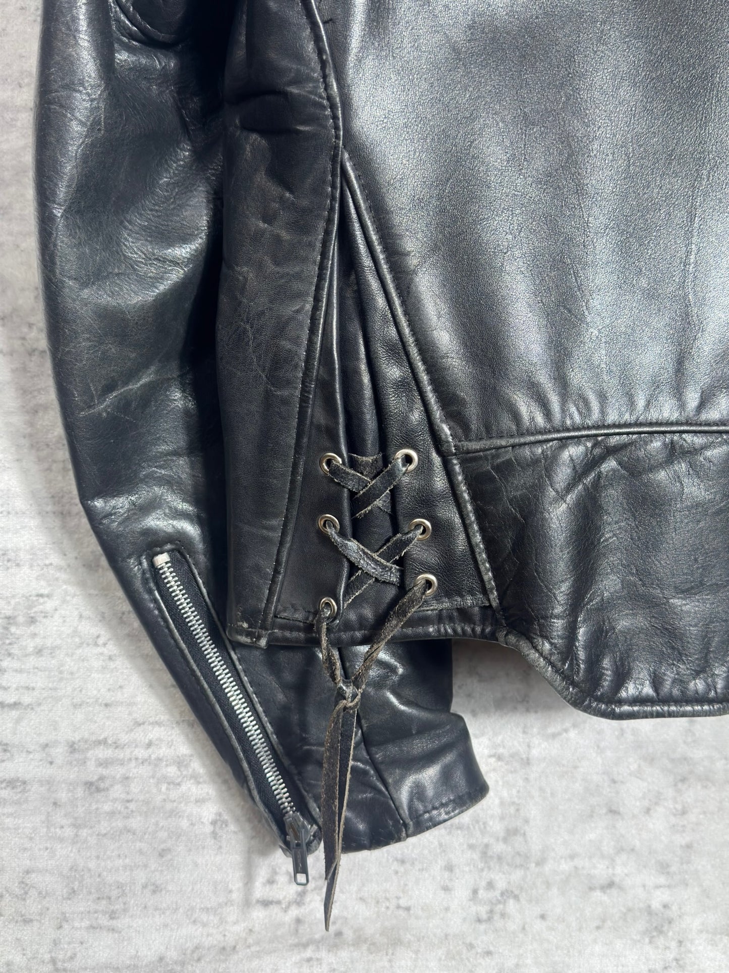 VINTAGE 90s SCHOTT N.Y.C 125 PERFECTO LINED JACKET  SZ: 44