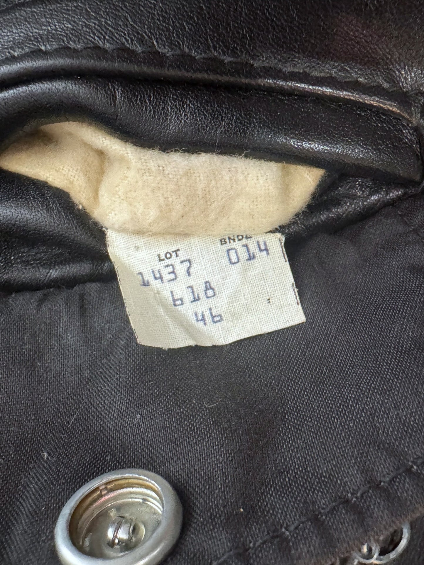 VINTAGE 80s SCHOTT N.Y.C 618 PERFECTO JACKET  SZ: 46