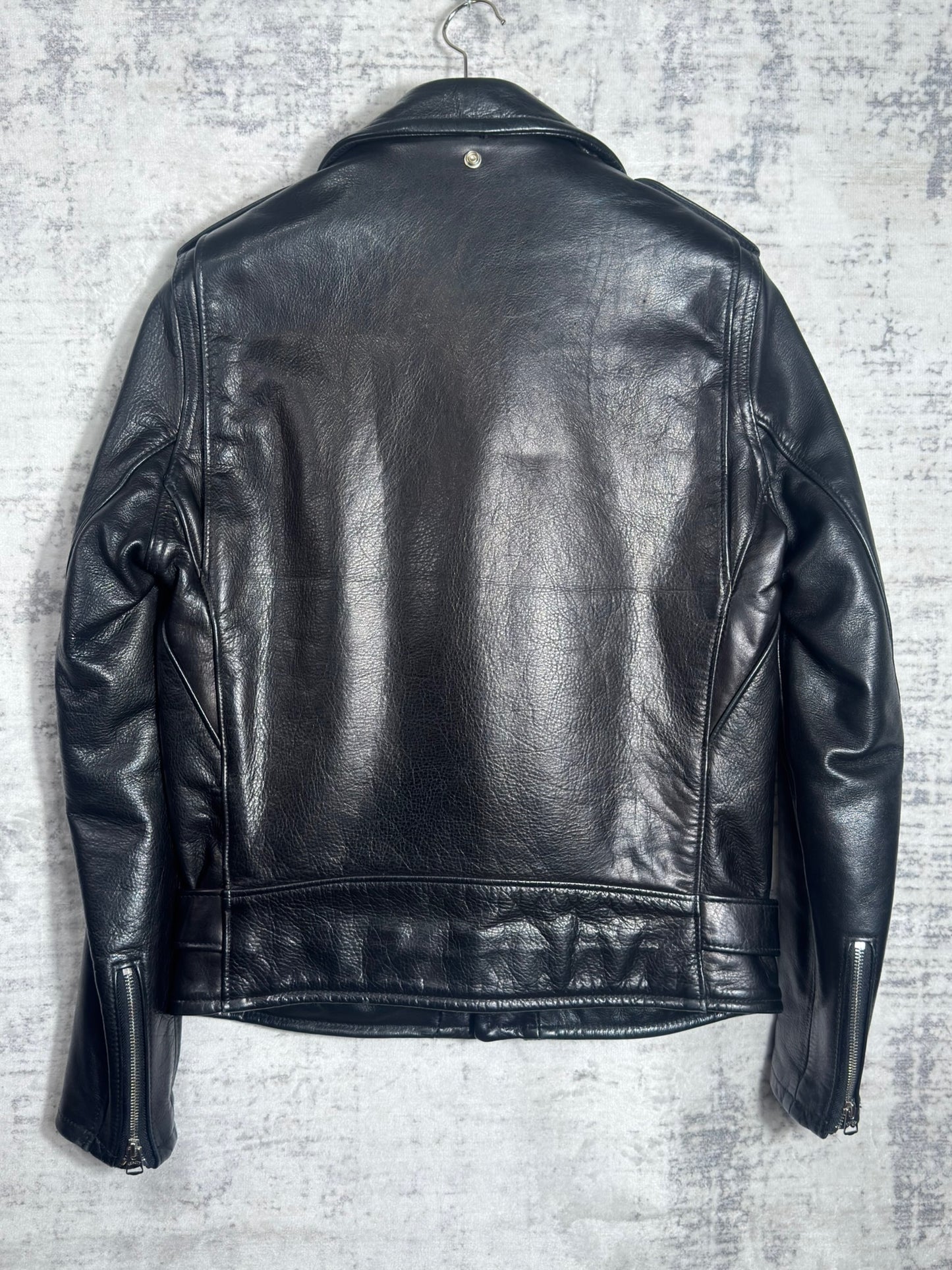 SCHOTT N.Y.C 519 "GENUINE STEERHIDE-HANDCUT" PERFECTO JACKET SZ: M