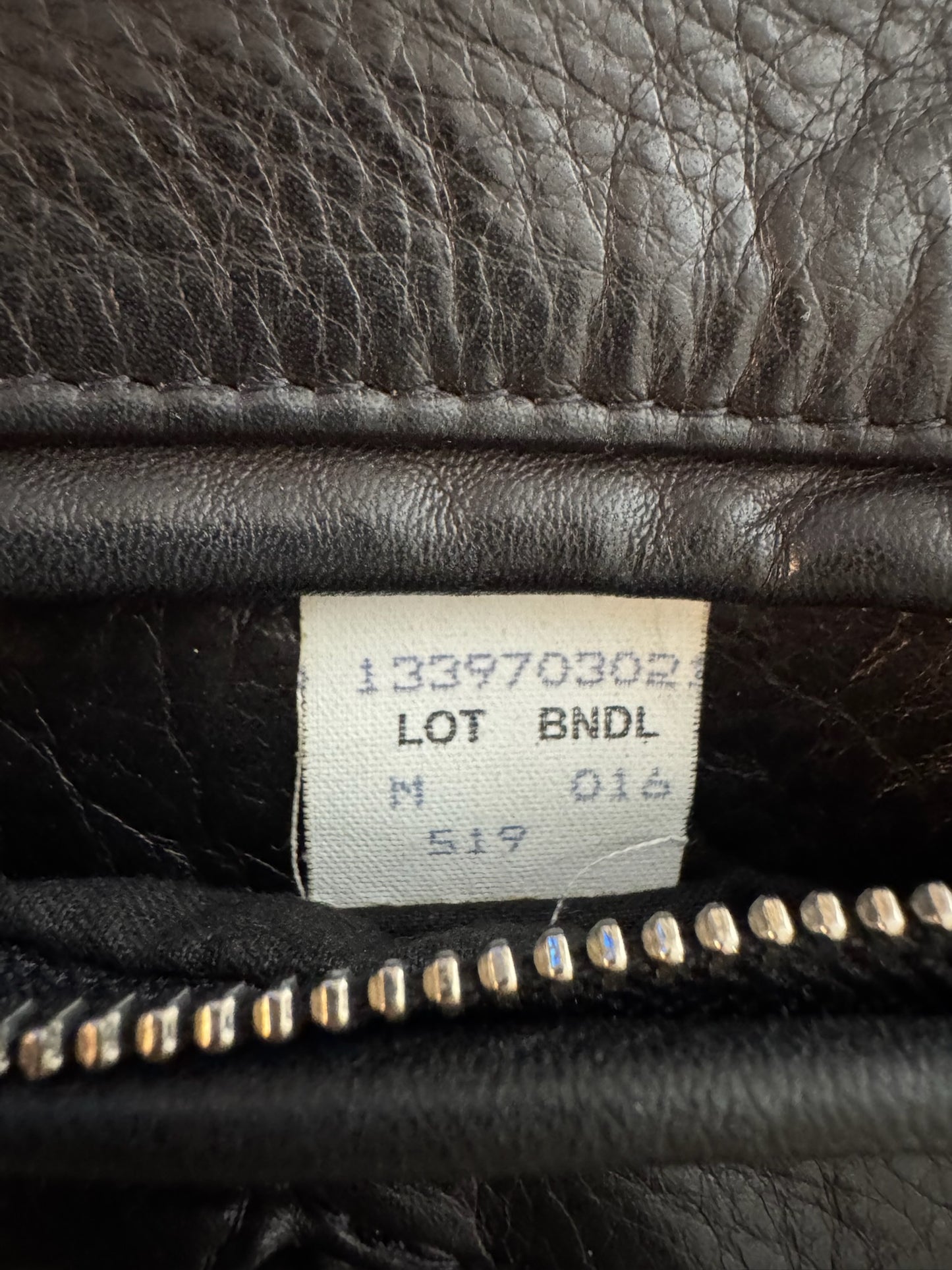 SCHOTT N.Y.C 519 "GENUINE STEERHIDE-HANDCUT" PERFECTO JACKET SZ: M