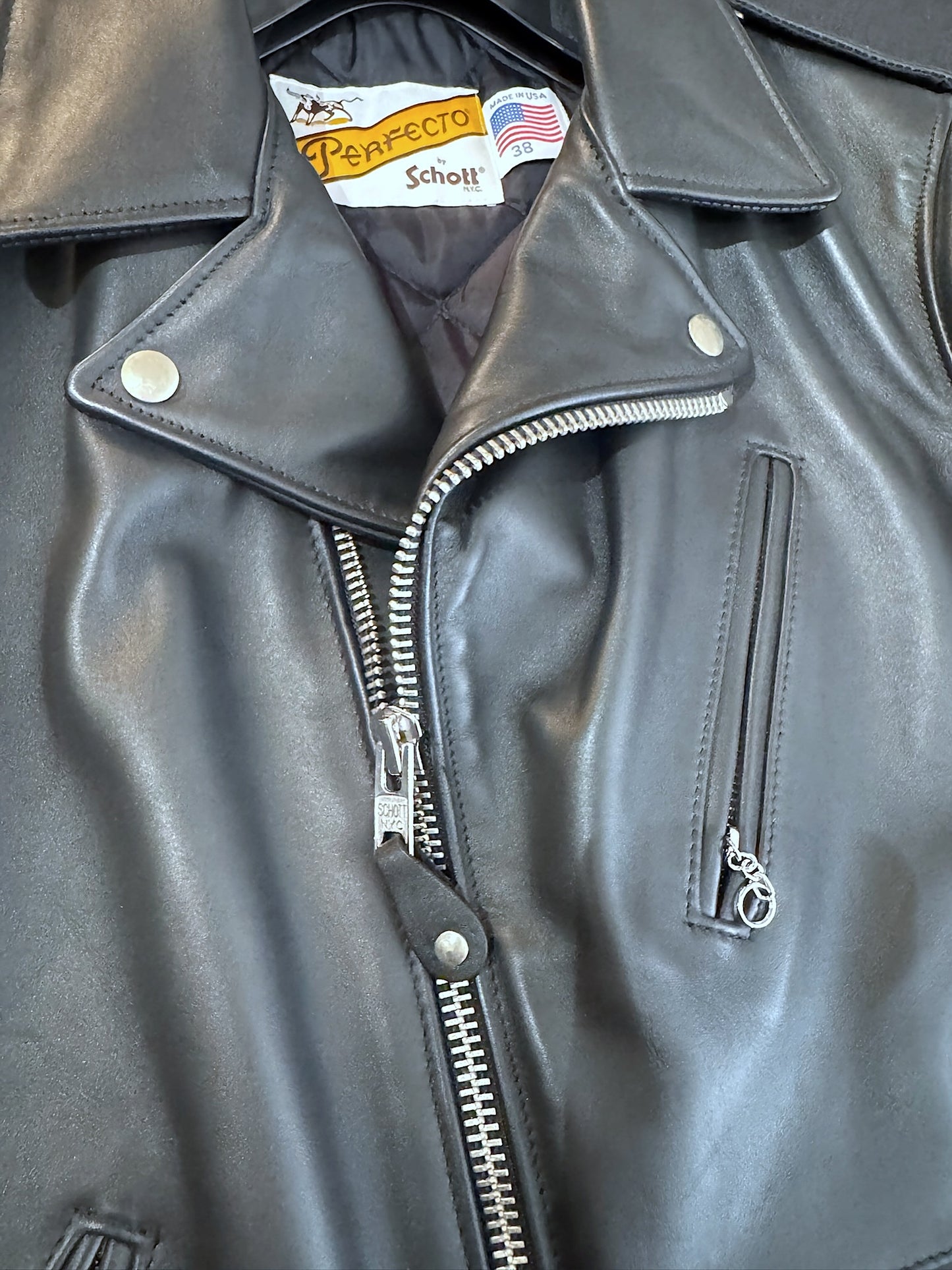 SCHOTT N.Y.C 613S "STARS" PERFECTO JACKET SZ: 38