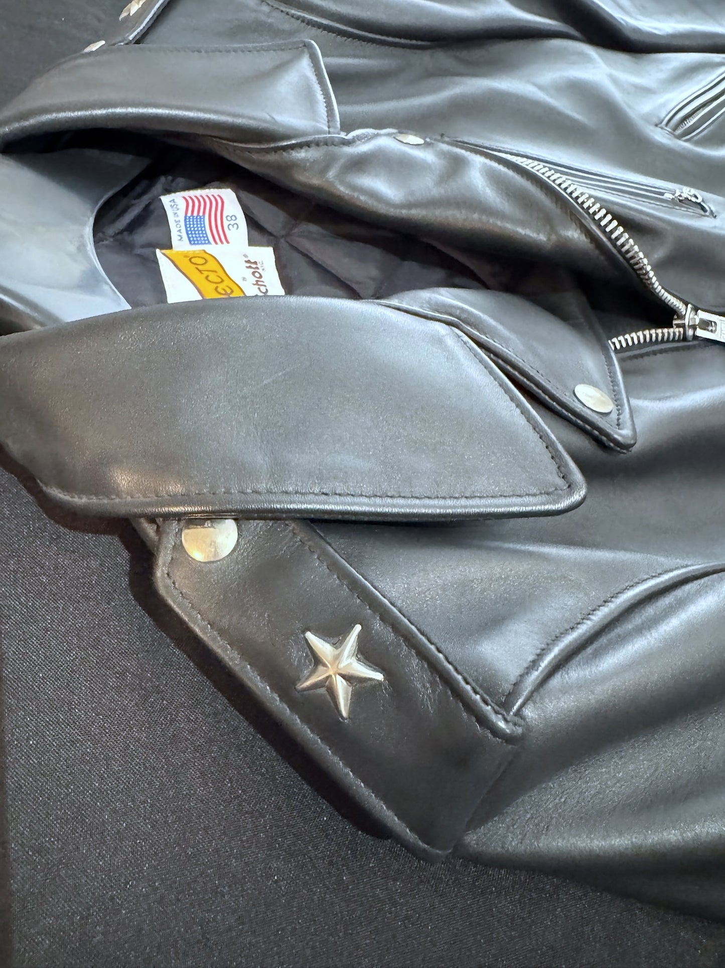 SCHOTT N.Y.C 613S "STARS" PERFECTO JACKET SZ: 38