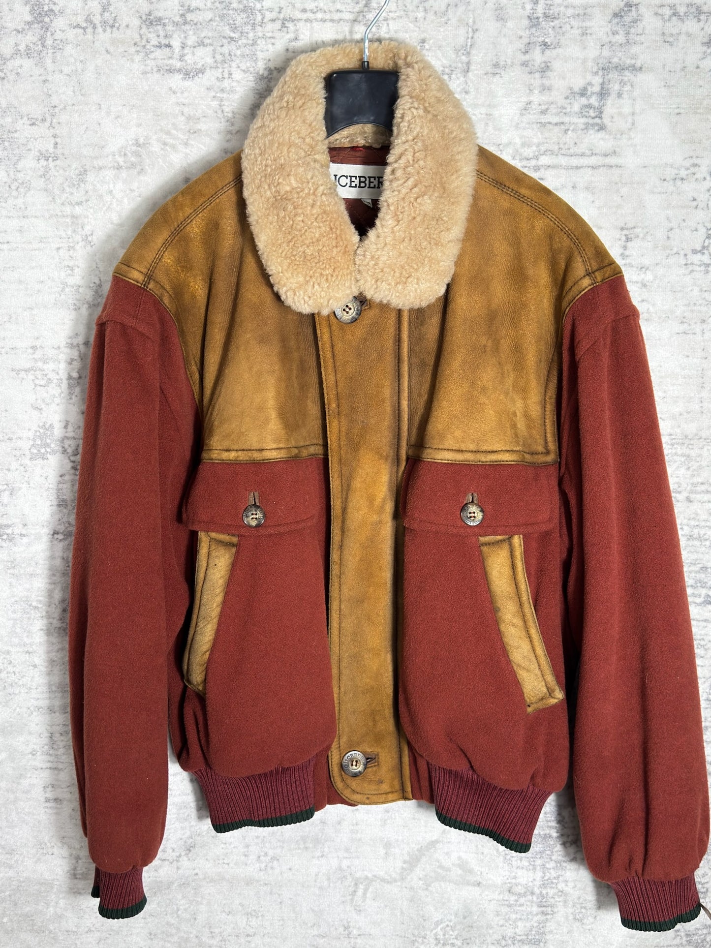 VINTAGE 90s ICEBERG "DON'T DRIVE DRUNK" JACKET SZ: 50