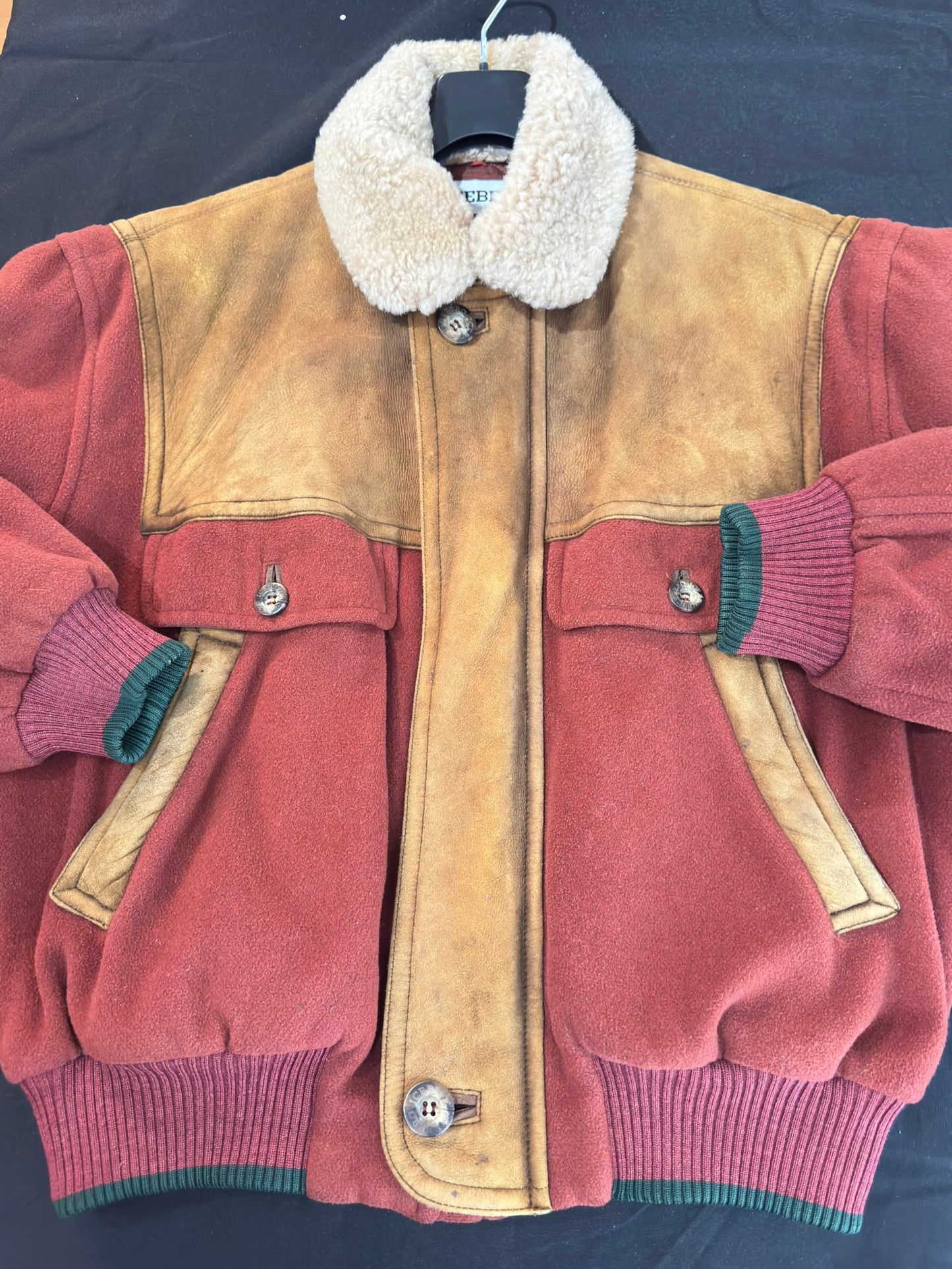 VINTAGE 90s ICEBERG "DON'T DRIVE DRUNK" JACKET SZ: 50