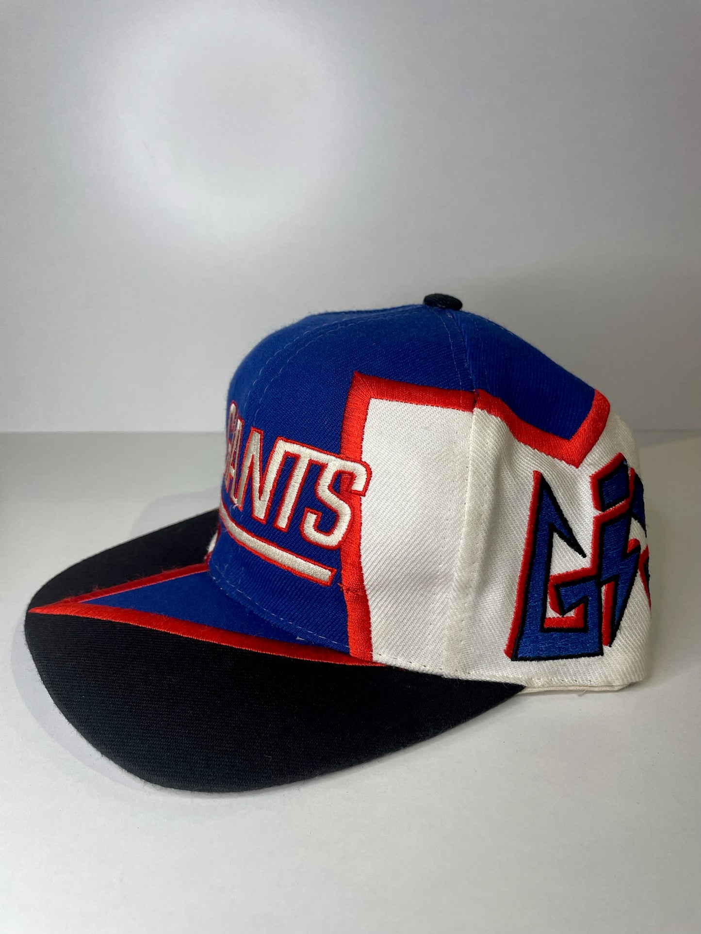 VINTAGE 90s NEW YORK GIANTS DREW PEARSON BOLT GRAFFITI SNAPBACK CAP HAT