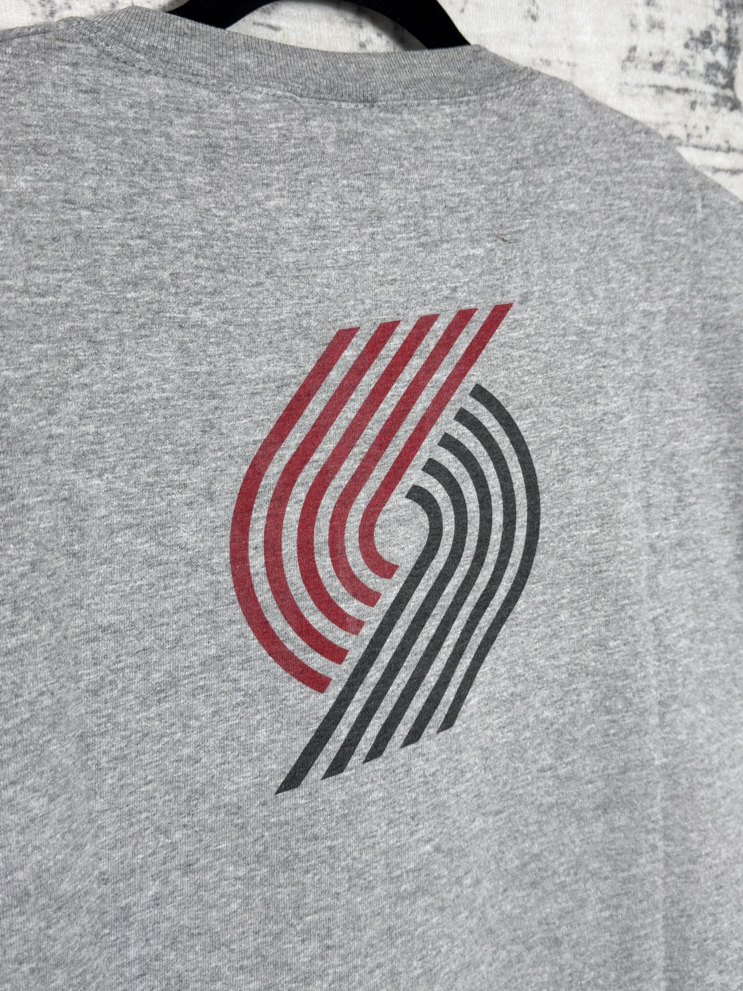 VINTAGE 90s NIKE PORTLAND TRAIL BLAZERS "S. PIPPEN" T-SHIRT SLEEVELESS SZ: XL