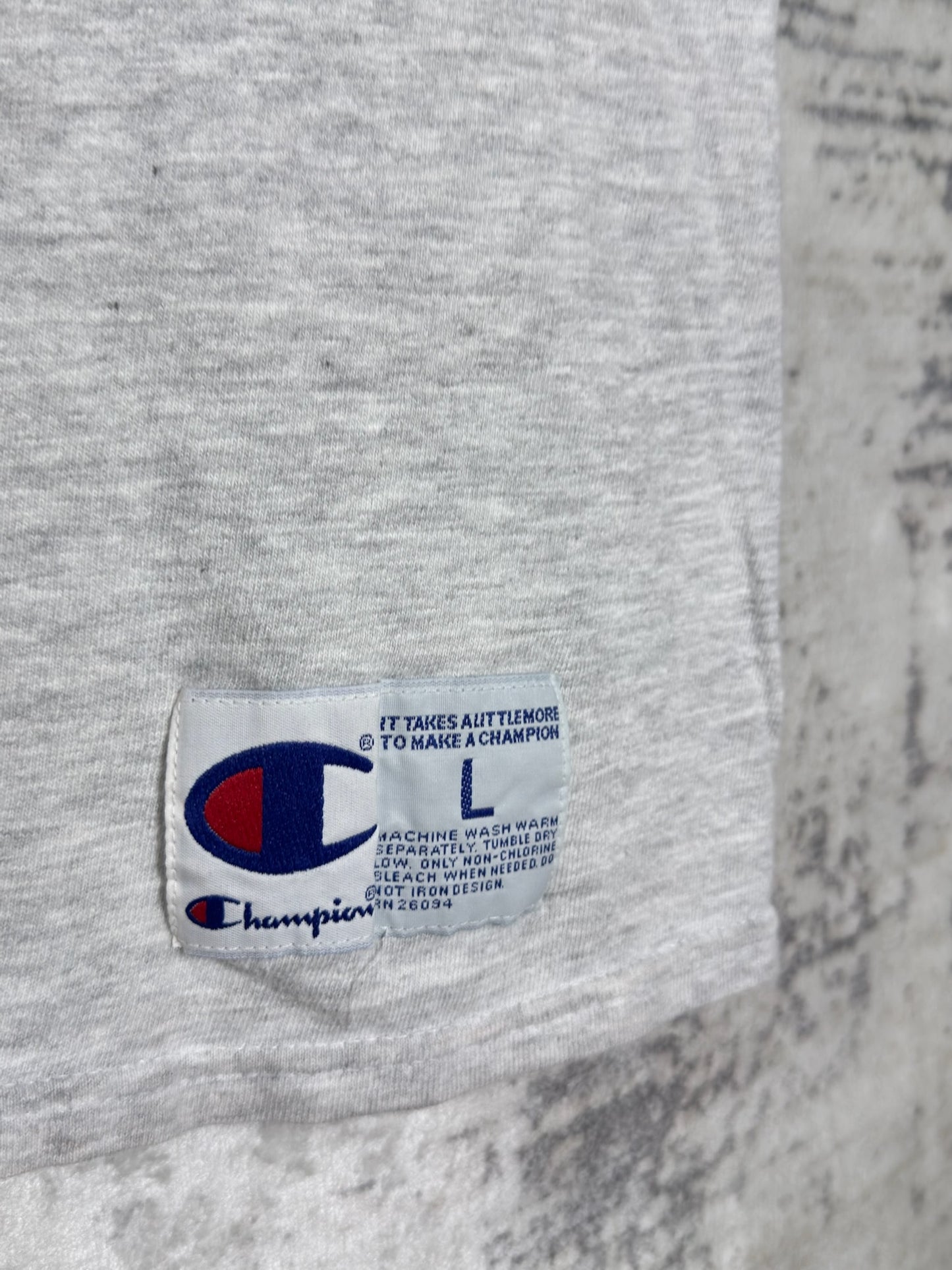 VINTAGE 90s CHAMPION CHICAGO BULLS T-SHIRT SLEEVELESS SZ: L