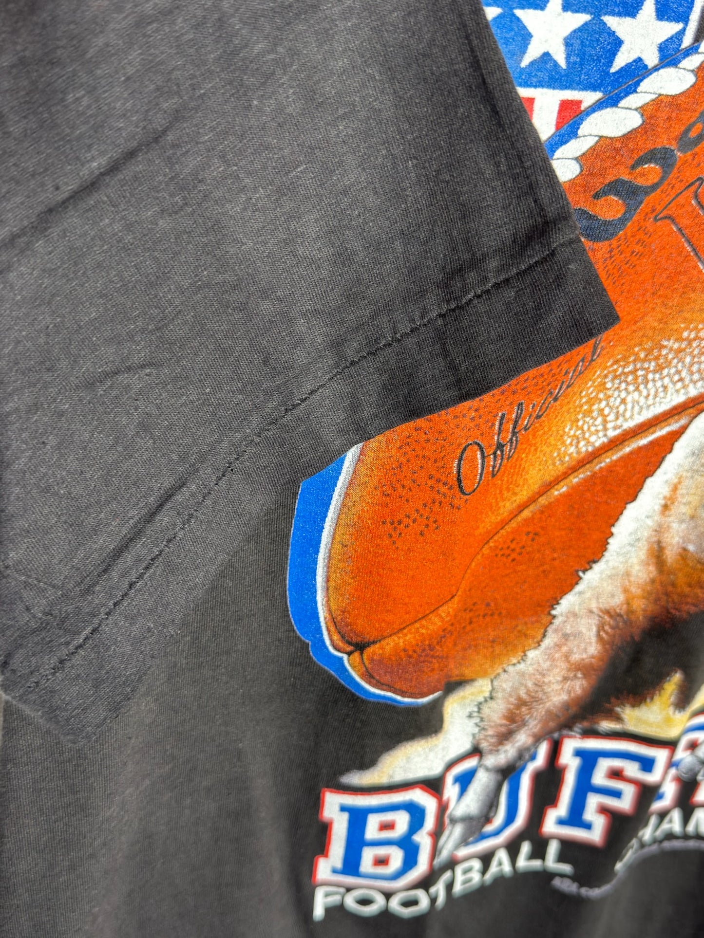 BOOTLEG VINTAGE 90s BUFFALO BILLS "CHAMPIONSHIP" T-SHIRT SZ: M