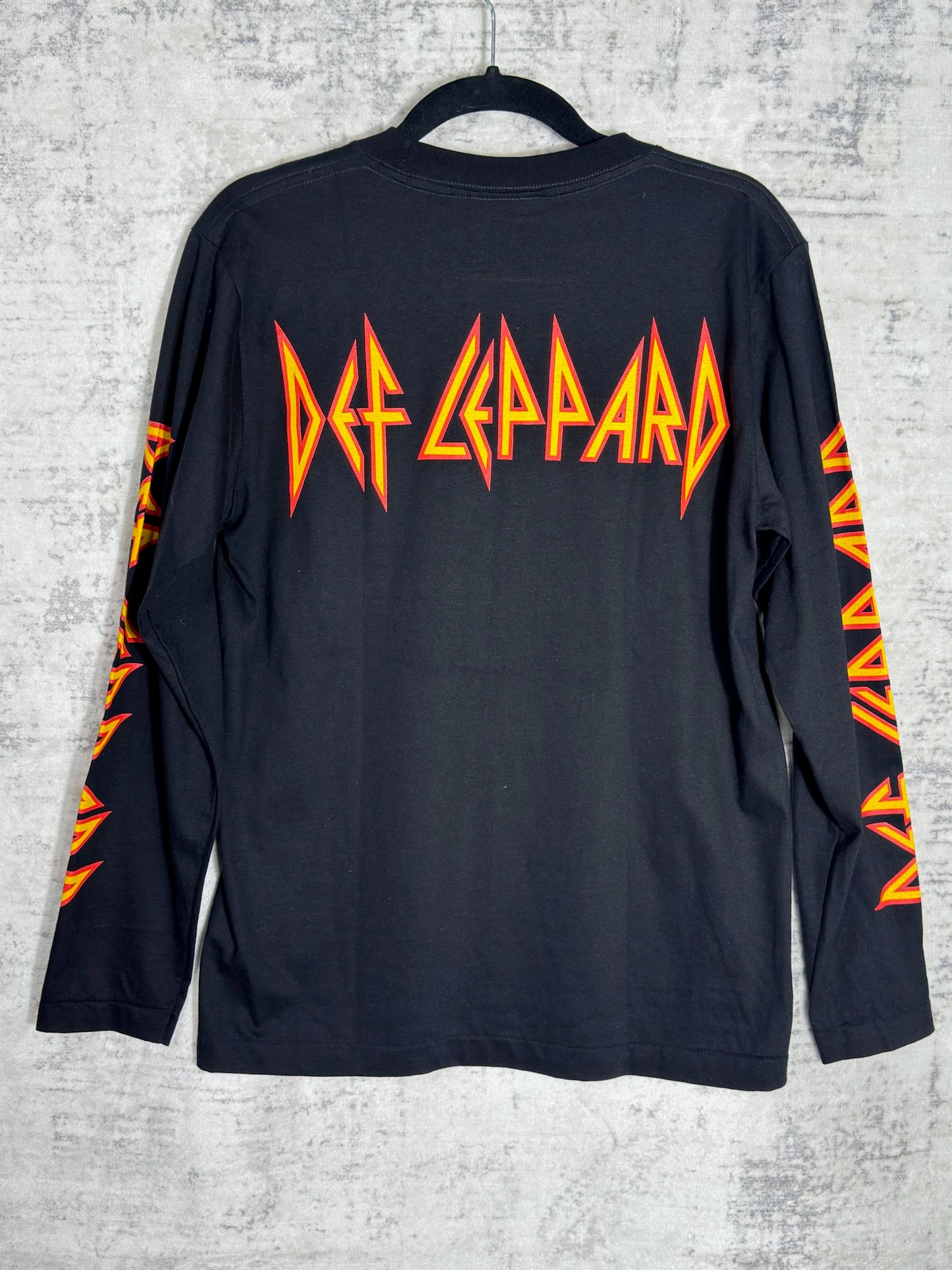 DEF LEPPARD "PYROMANIA" LONGSLEEVES T-SHIRT SZ: S