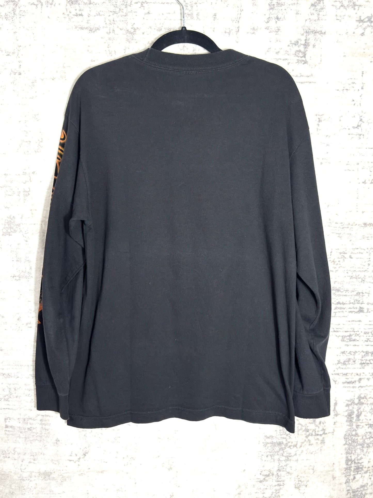 V-TWIN LIFE "EAGLE & BIKER" LONGSLEEVES T-SHIRT SZ: M