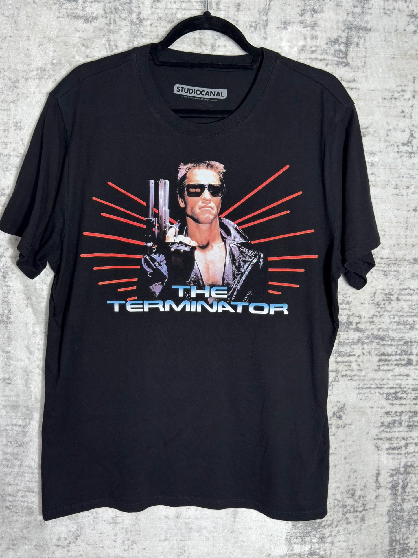 THE TERMINATOR "I'LL BE BACK" T-SHIRT SZ: L