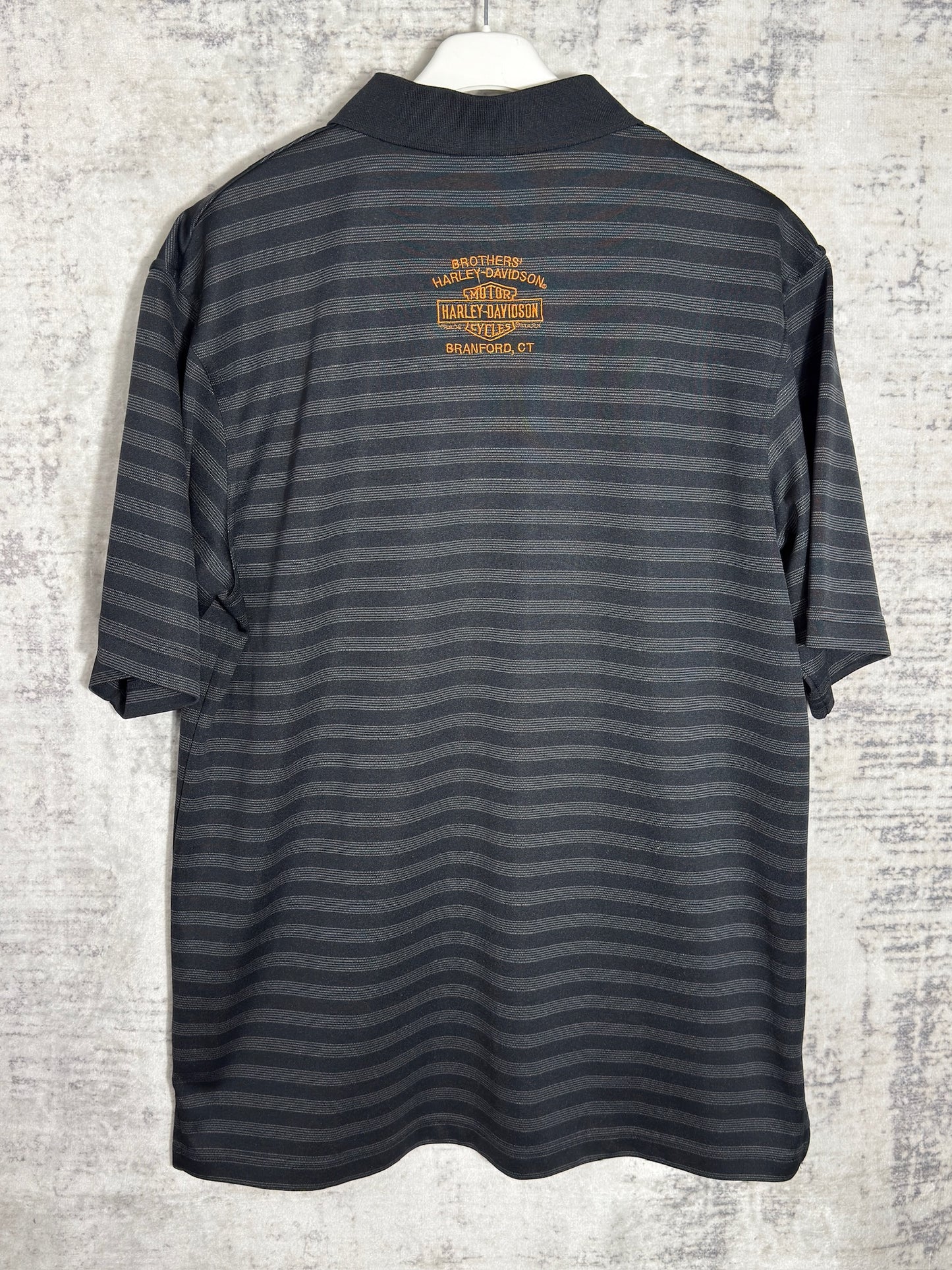 Y2K HARLEY DAVIDSON POLO SZ: L