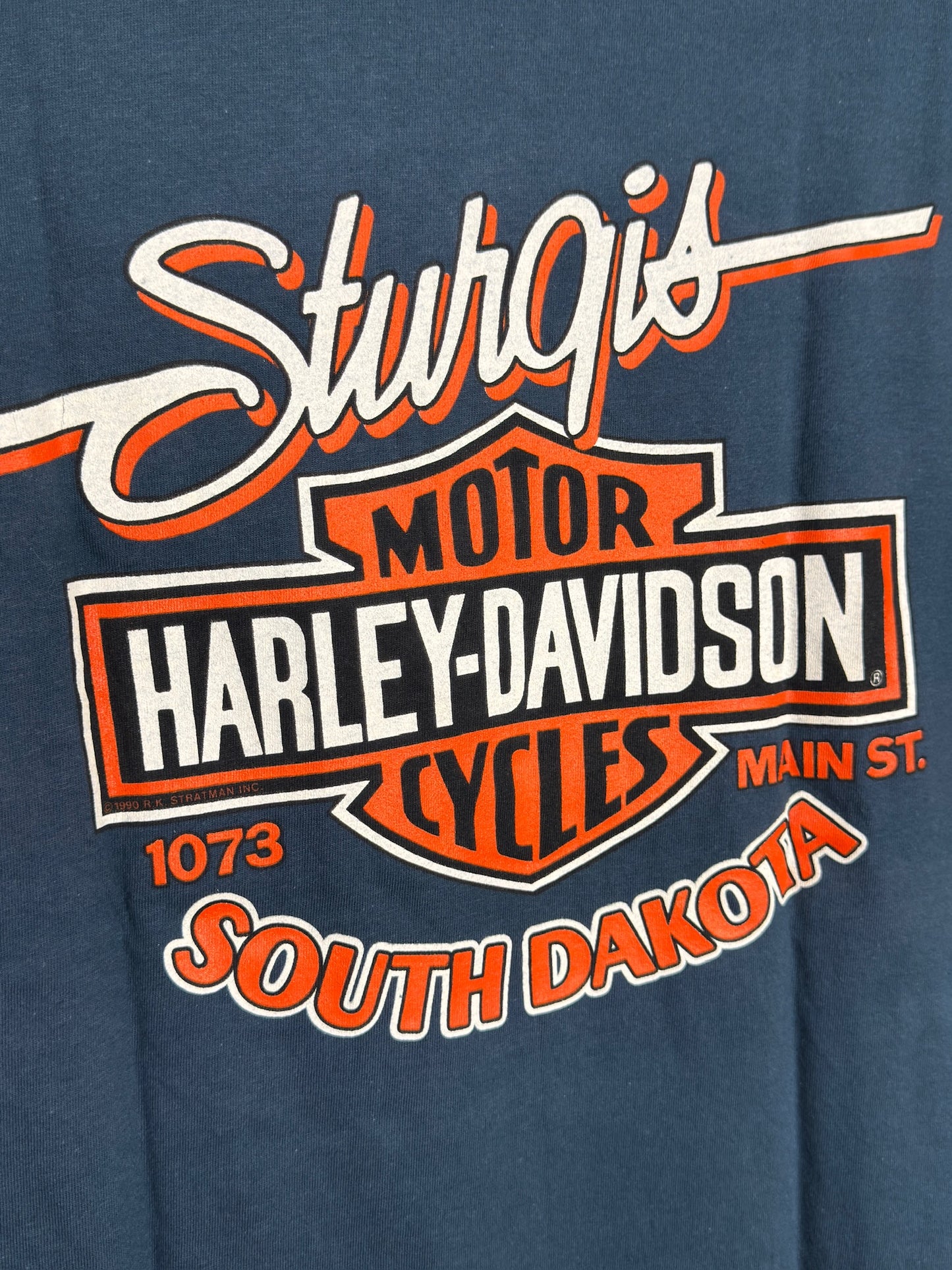 VINTAGE '94 HARLEY DAVIDSON "BLACK HILLS RALLY STURGIS" T-SHIRT SZ: L