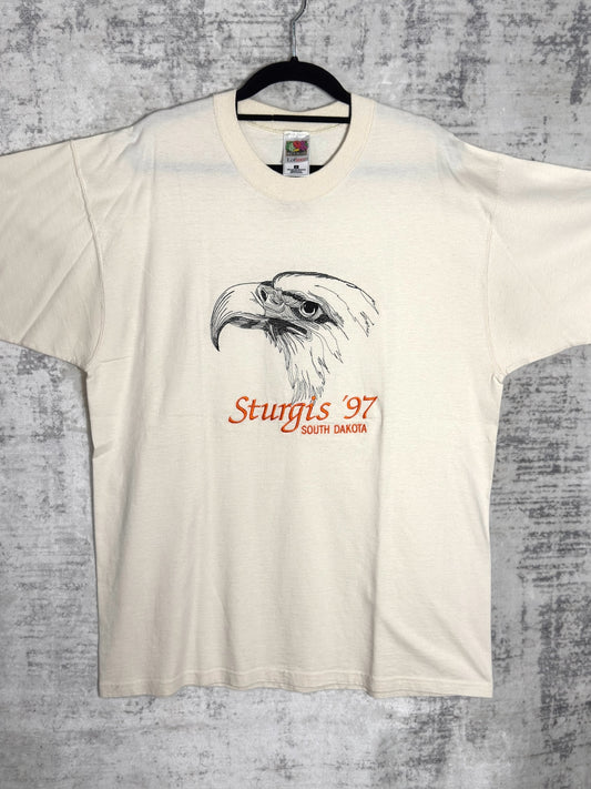 VINTAGE '97 STURGIS "SOUTH DAKOTA" T-SHIRT SZ: L