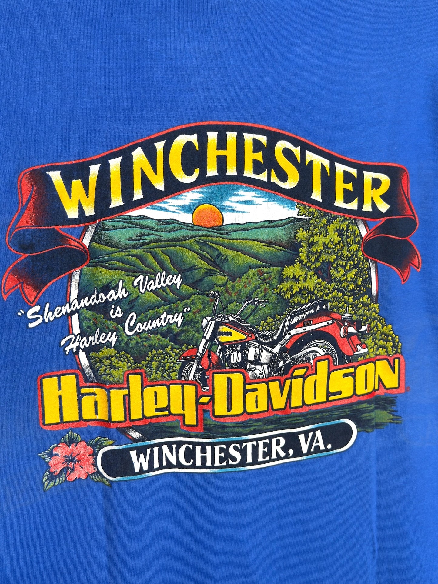 VINTAGE 1993 HARLEY DAVIDSON "90 YEARS" T-SHIRT SZ: L