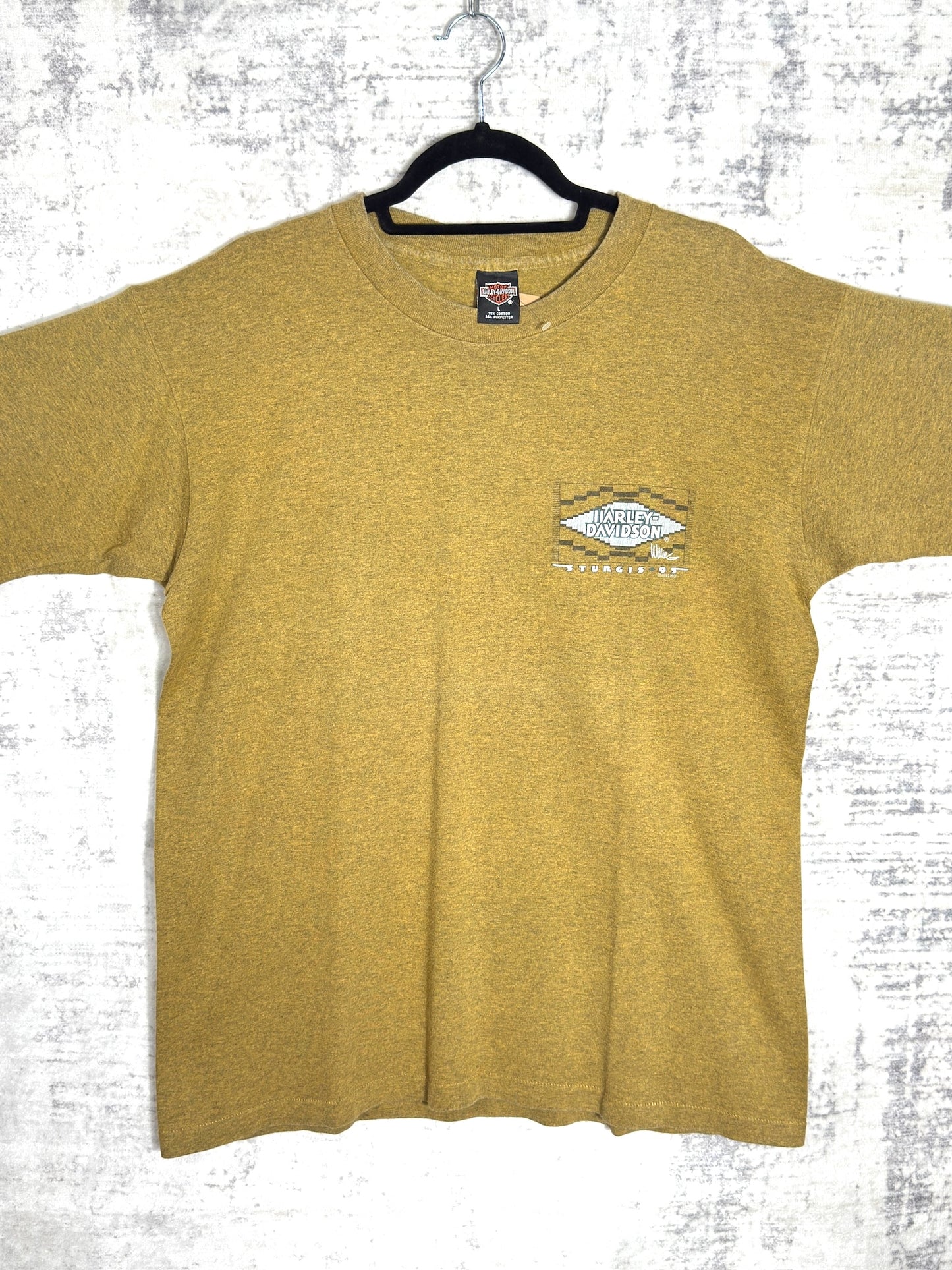 VINTAGE 1995 HARLEY DAVIDSON "STURGIS 95" T-SHIRT SZ: L