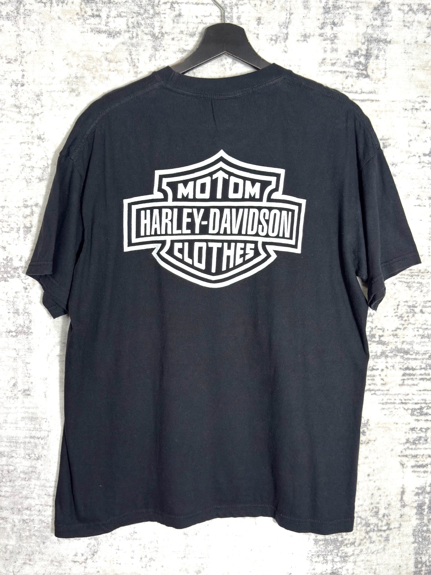 VINTAGE 1989 HARLEY DAVIDSON "RATTLESNAKE" T-SHIRT SZ: L
