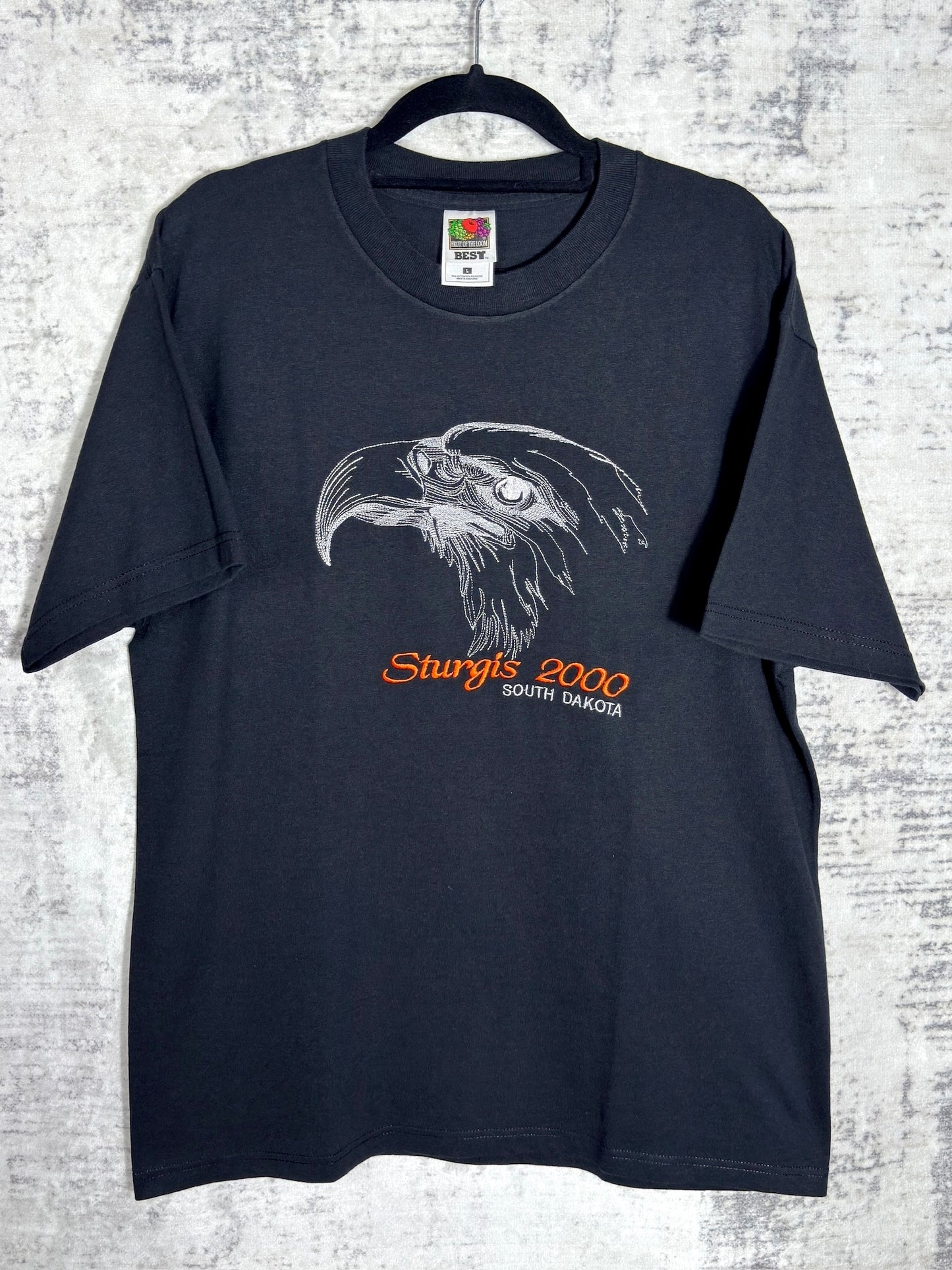 VINTAGE 2000 STURGIS "SOUTH DAKOTA" T-SHIRT SZ: L