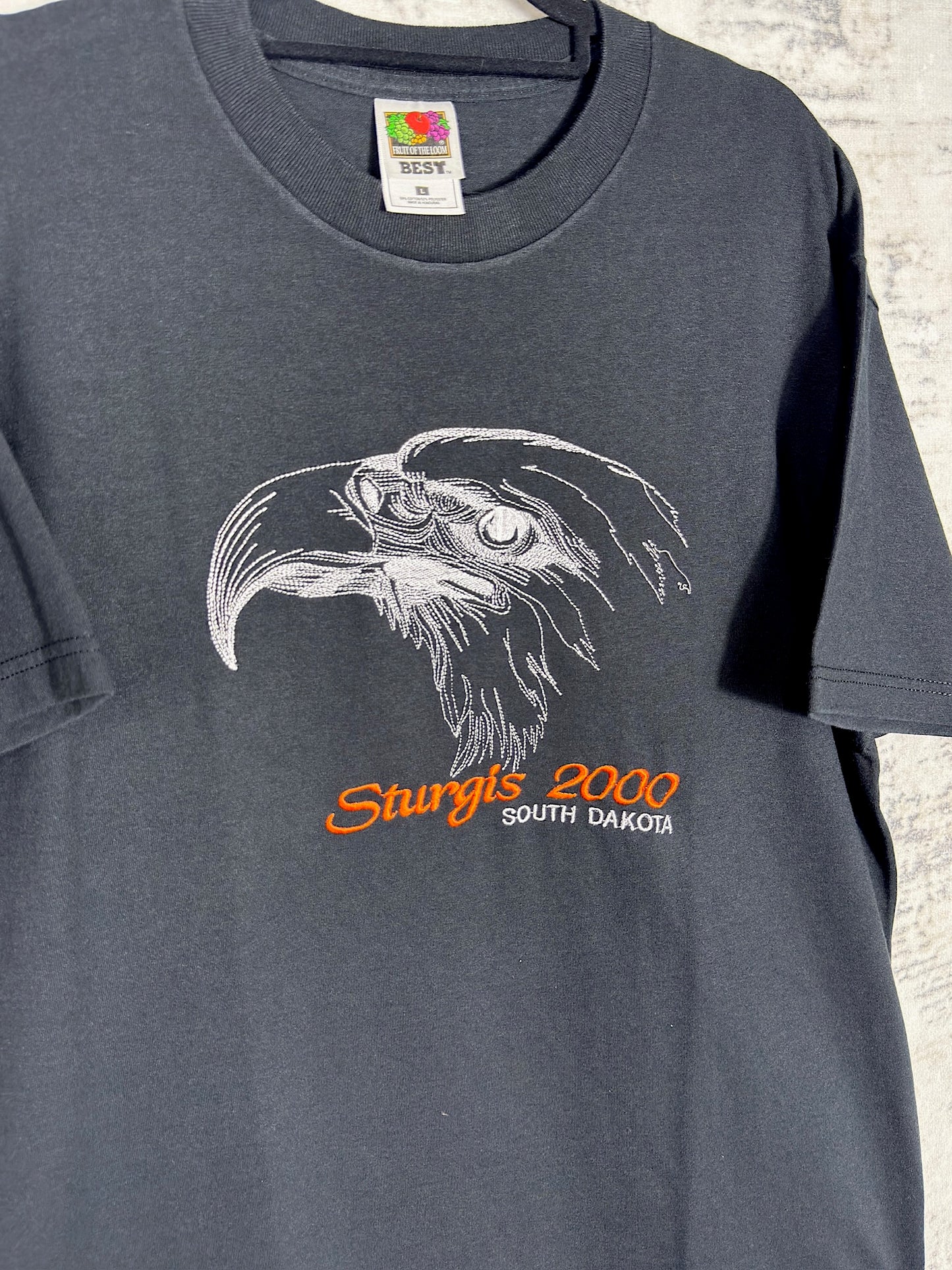 VINTAGE 2000 STURGIS "SOUTH DAKOTA" T-SHIRT SZ: L