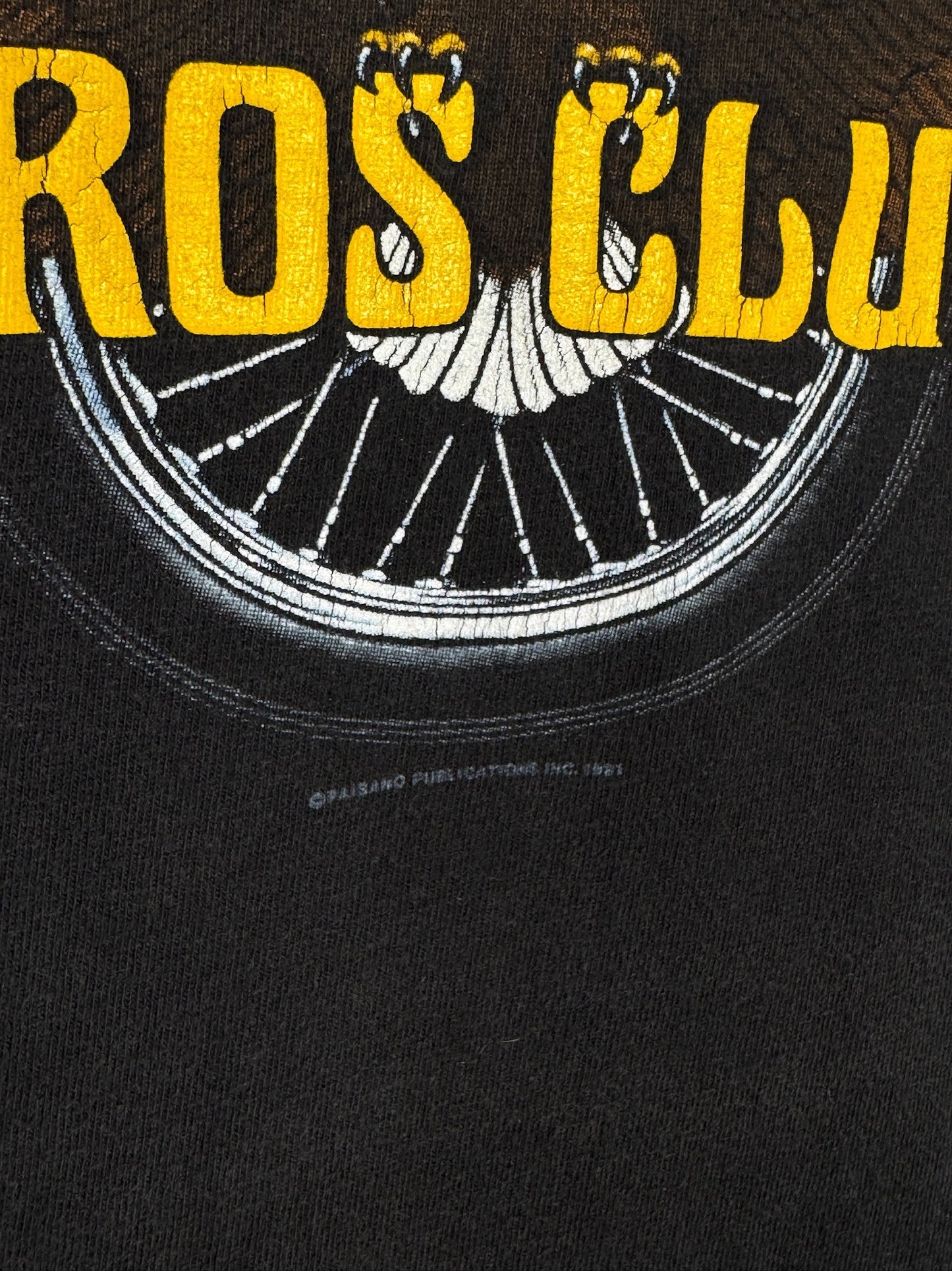 VINTAGE 1991 EASYRIDERS "BROS CLUB" MOTORCYCLES T-SHIRT  SZ: L