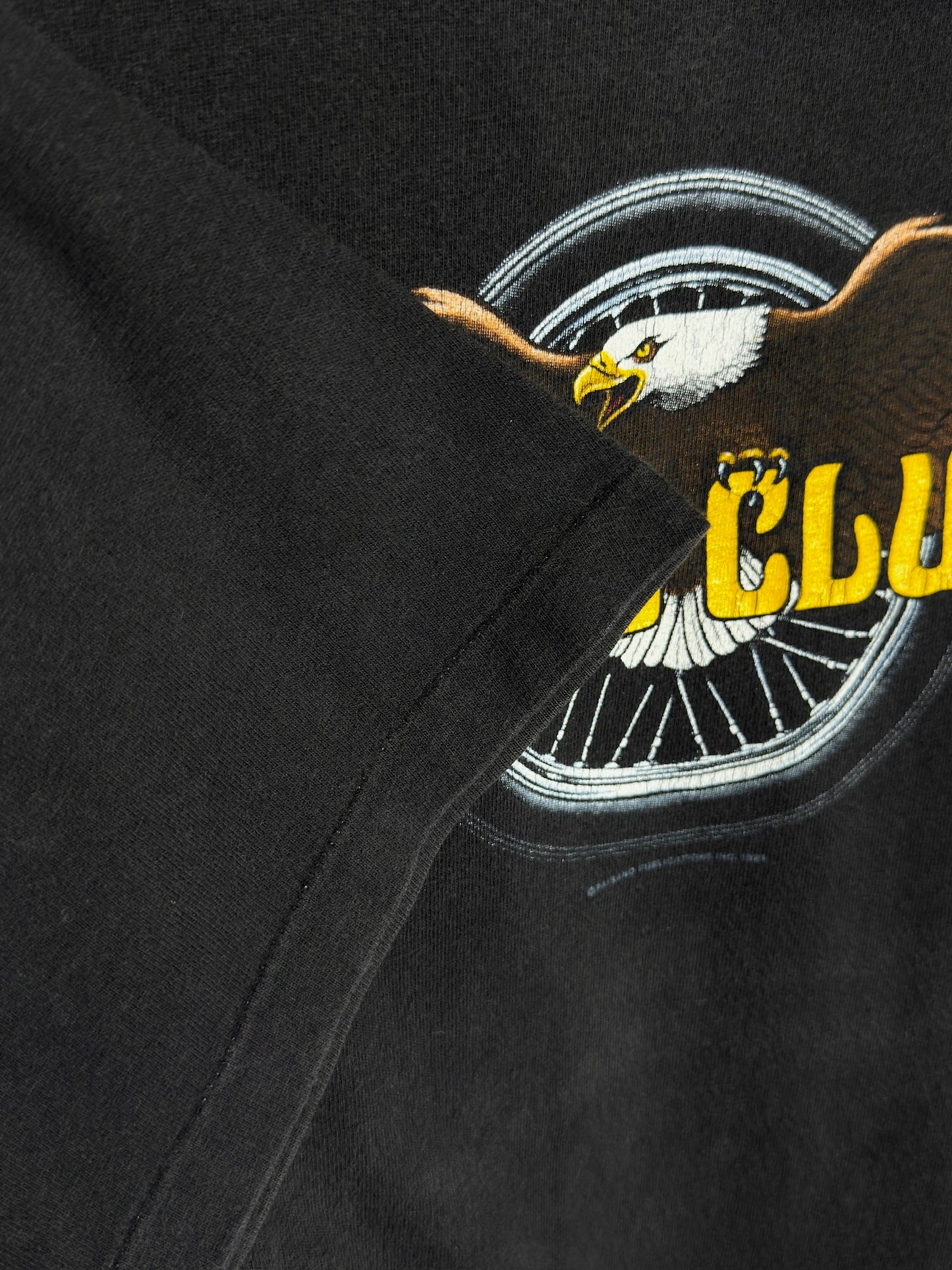 VINTAGE 1991 EASYRIDERS "BROS CLUB" MOTORCYCLES T-SHIRT  SZ: L