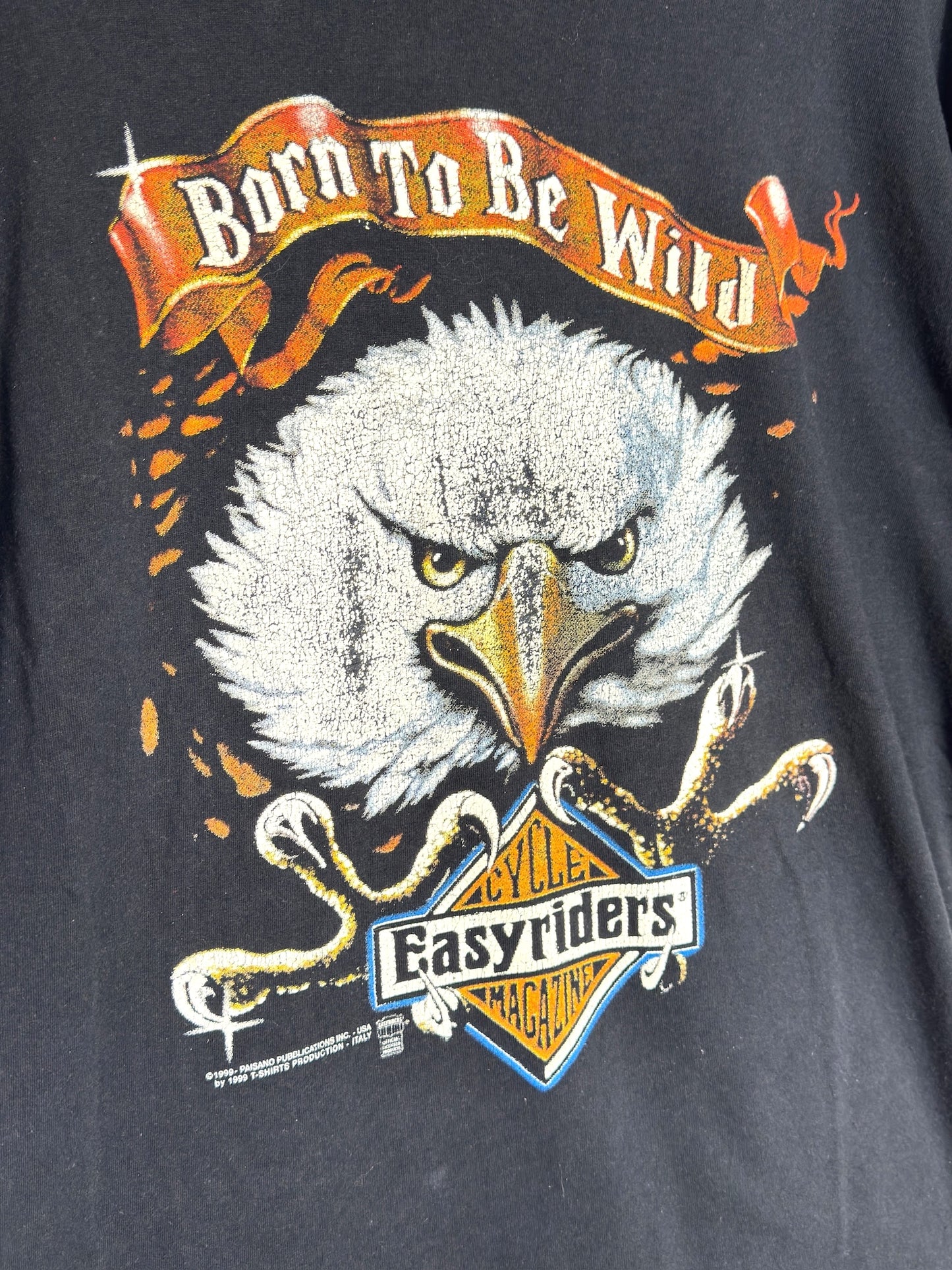 VINTAGE 1999 EASYRIDERS "BORN TO BE WILD" T-SHIRT SZ: L
