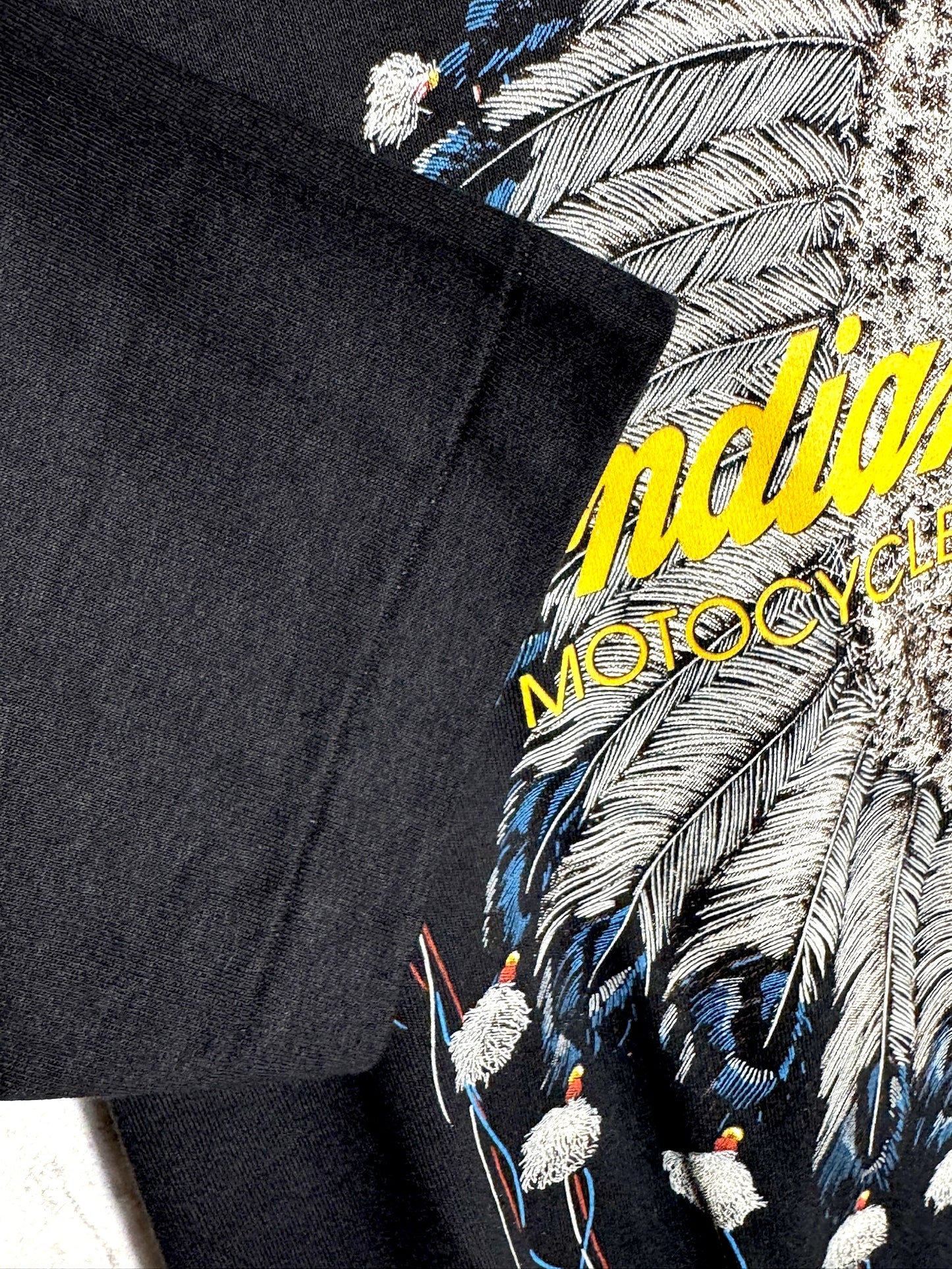 VINTAGE 1992 INDIAN MOTOCYCLE "CHIEF" BIKE WEEK T-SHIRT SZ: M
