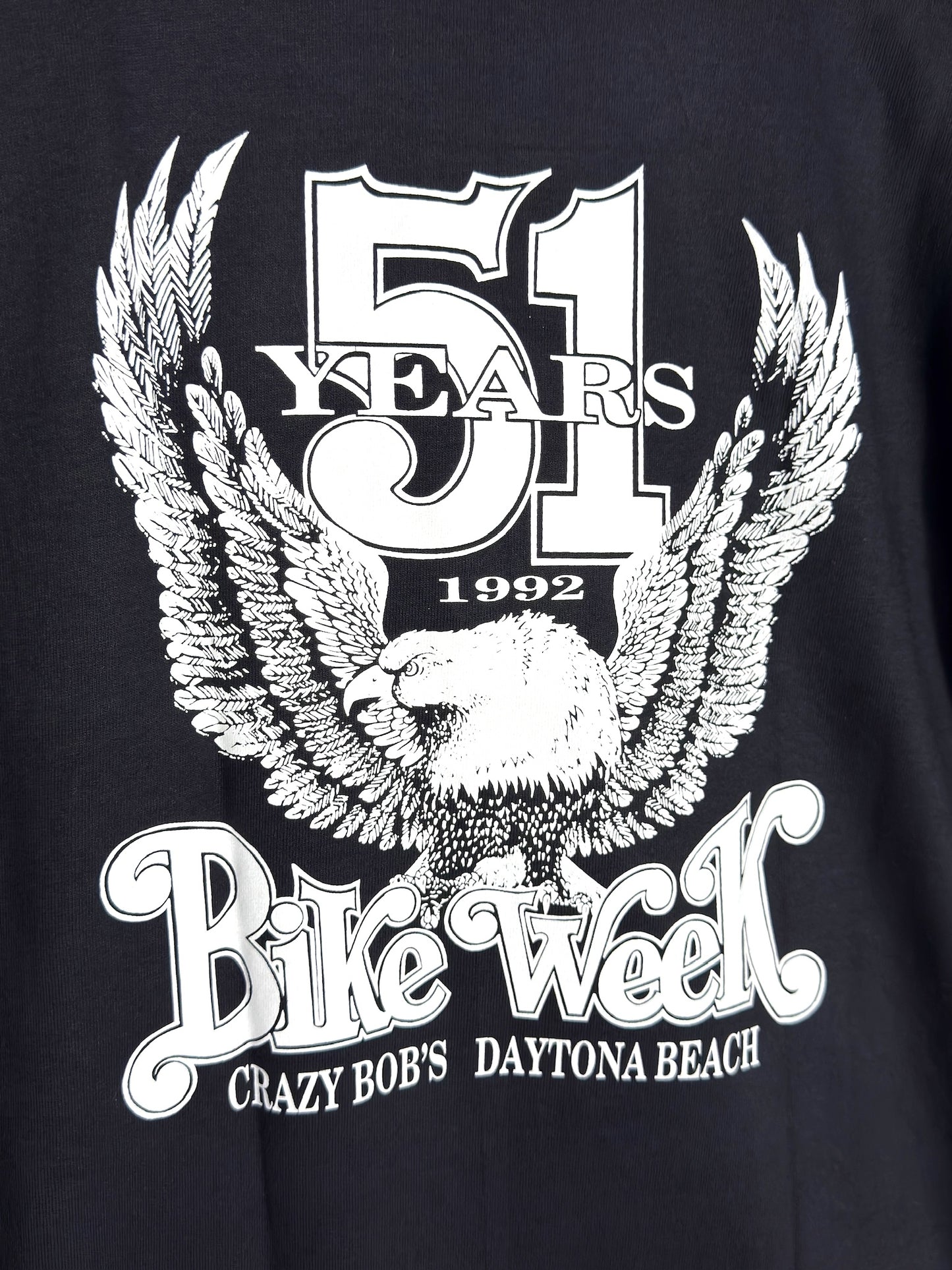 VINTAGE 1992 INDIAN MOTOCYCLE "CHIEF" BIKE WEEK T-SHIRT SZ: M