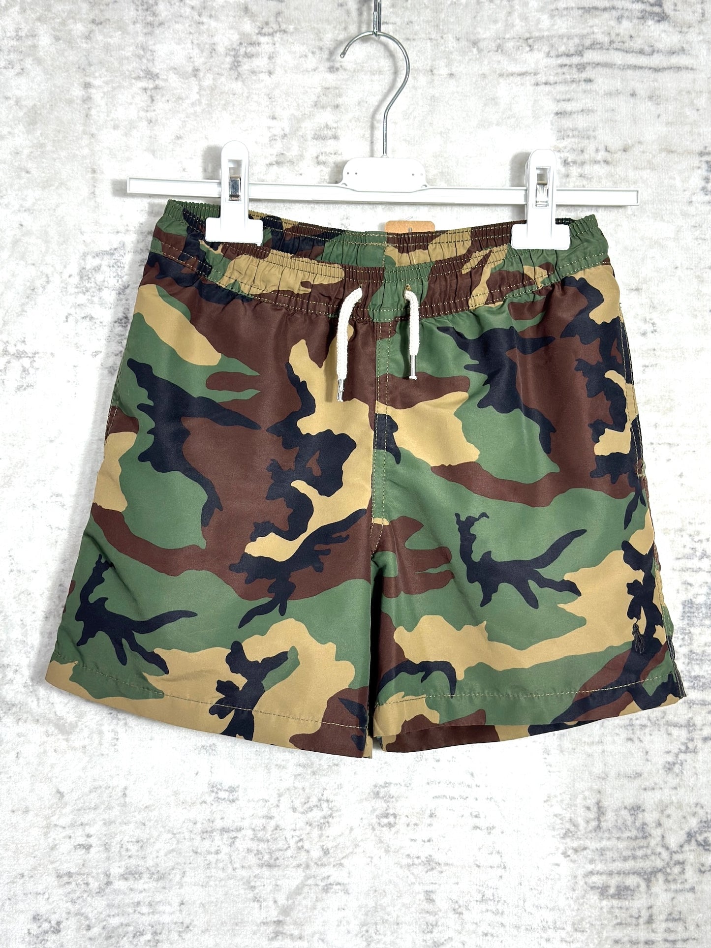 "KIDS" POLO RALPH LAUREN SWIMWEAR CAMO SHORTS  Sz: S/P (8) 140