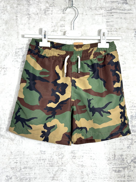 "KIDS" POLO RALPH LAUREN SWIMWEAR CAMO SHORTS  Sz: S/P (8) 140