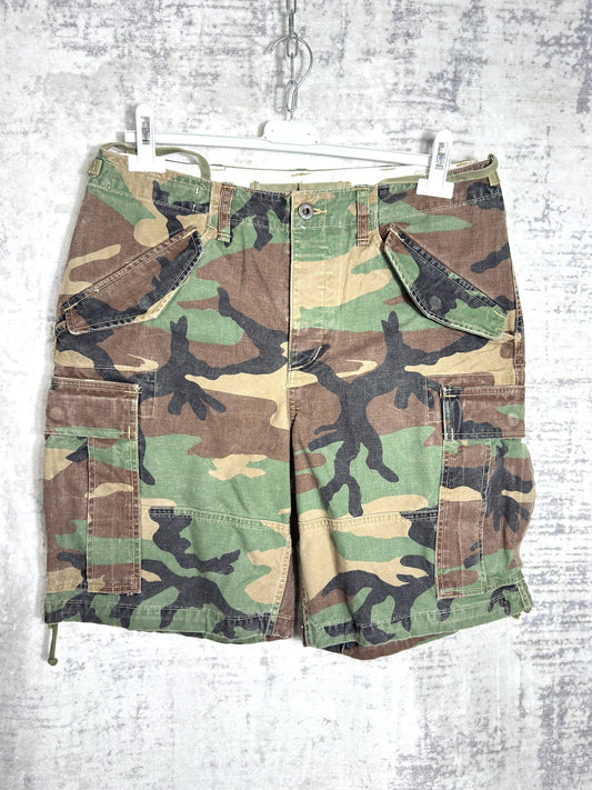 POLO RALPH LAUREN "TROUSERS MOUNTAIN" CARGO SHORTS  SZ: 31